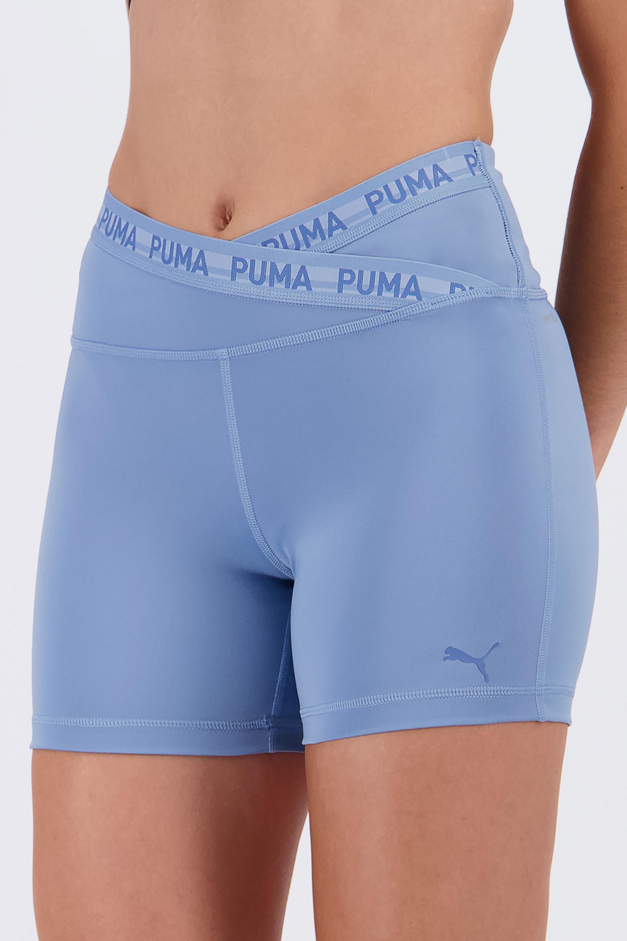 Mallas Cortas Puma - Azul - Leggings Running Mujer talla S