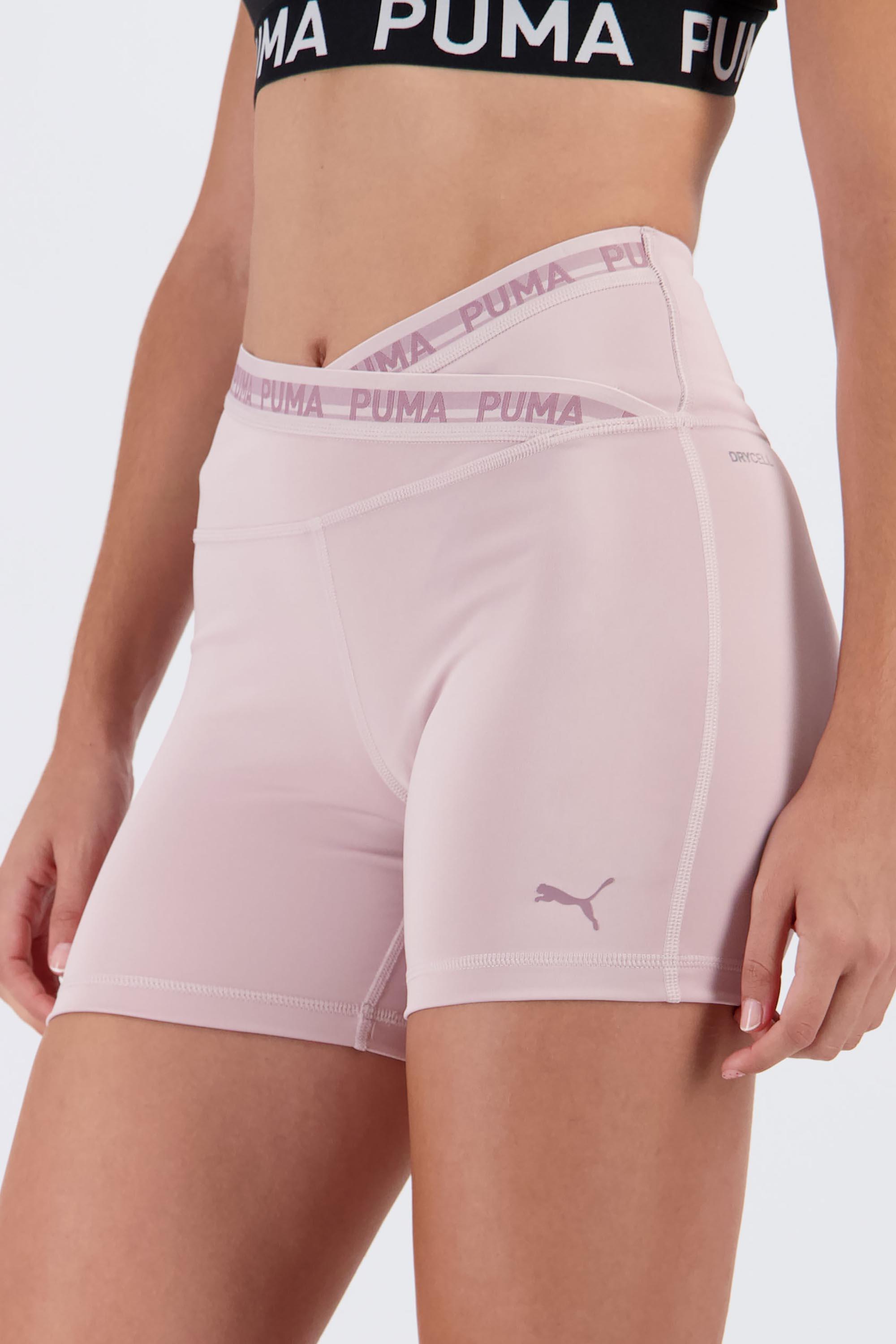 Mallas Cortas Puma - Rosa - Leggings Running Mujer talla S