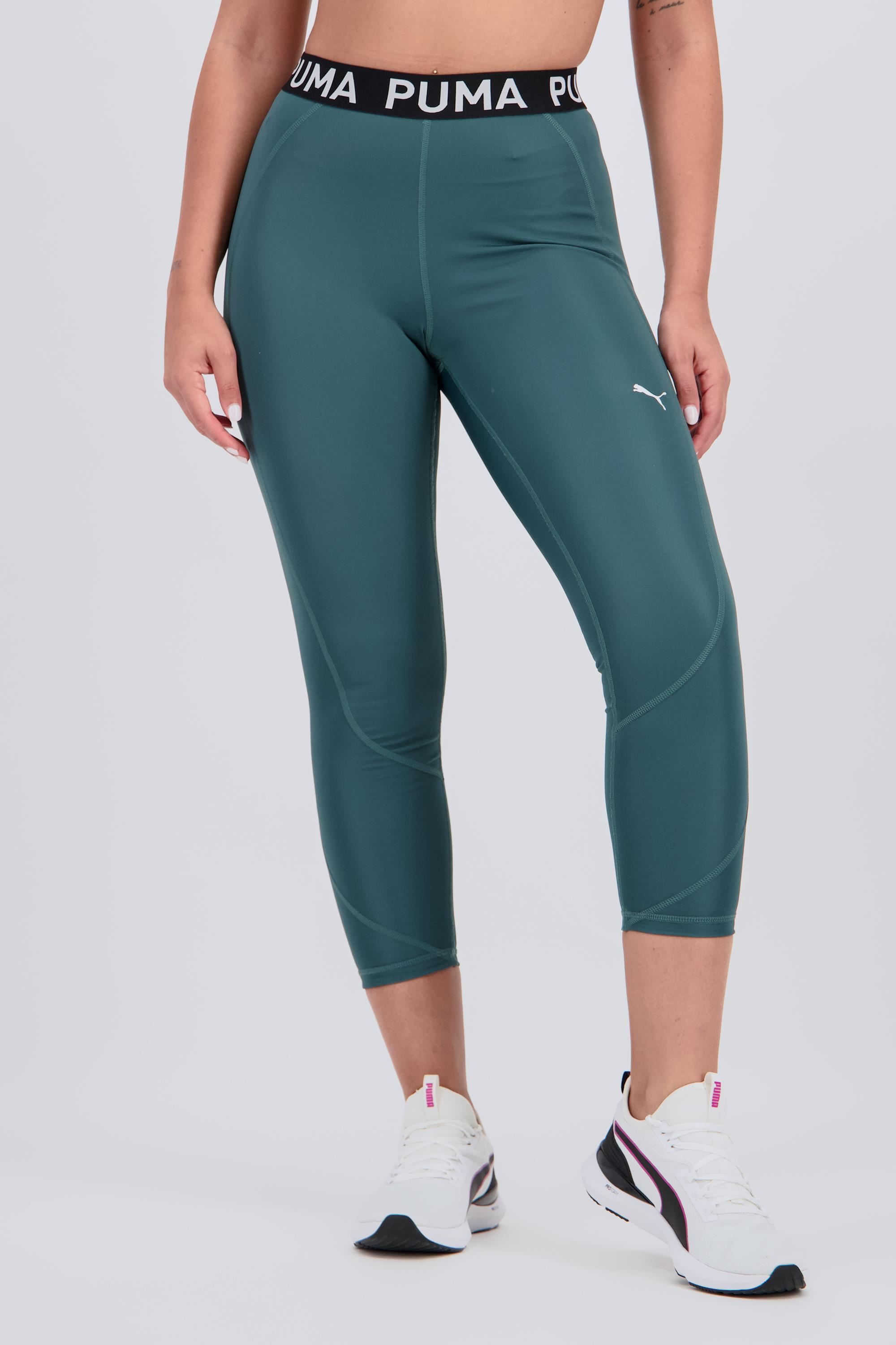 Mallas Puma - Verde - Leggings Tobilleros Mujer talla