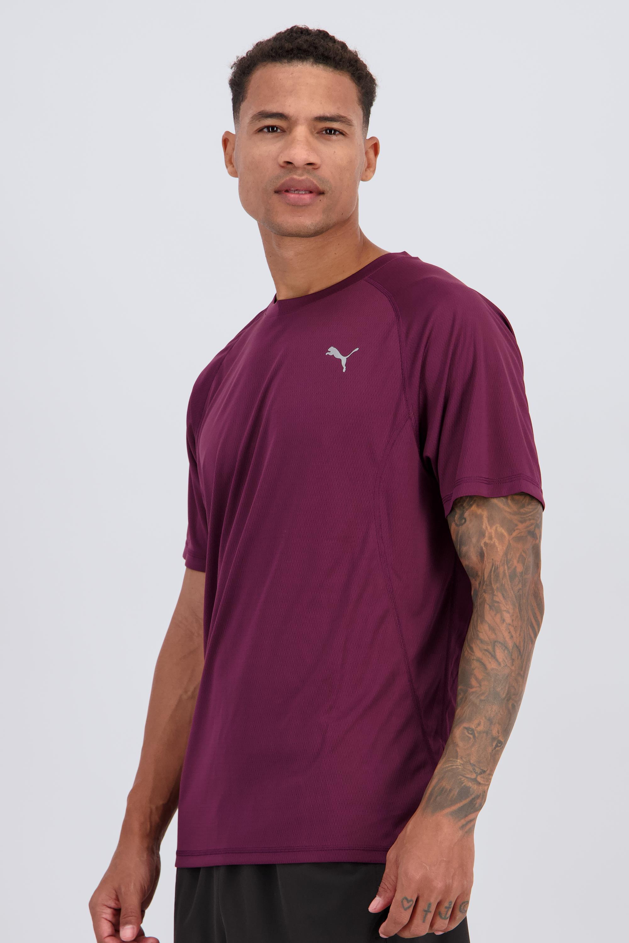 Puma Camiseta Manga Corta Running Hombre - Rojo