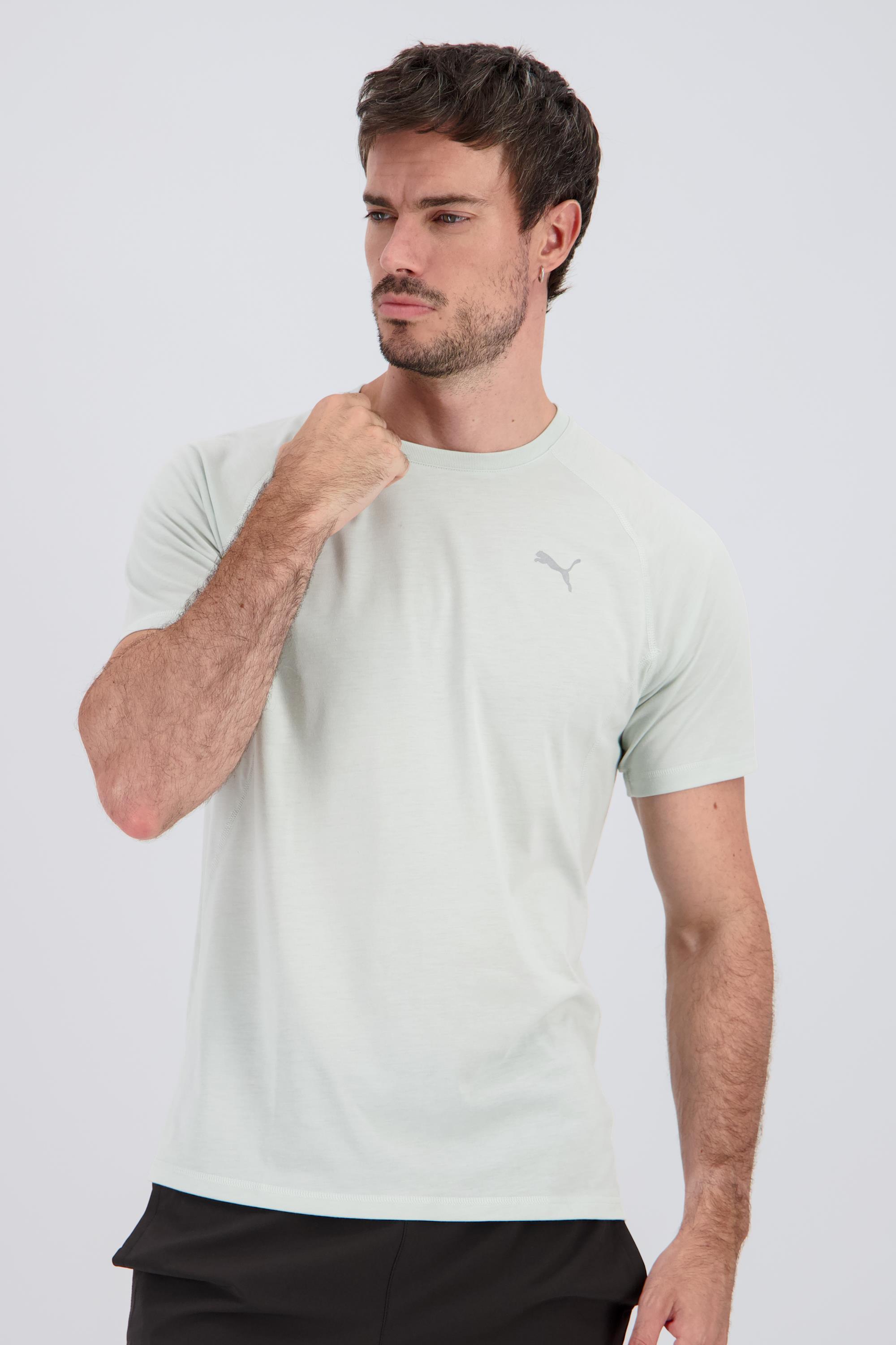 Camiseta Puma - Verde - Camiseta Running Hombre MKP talla XL