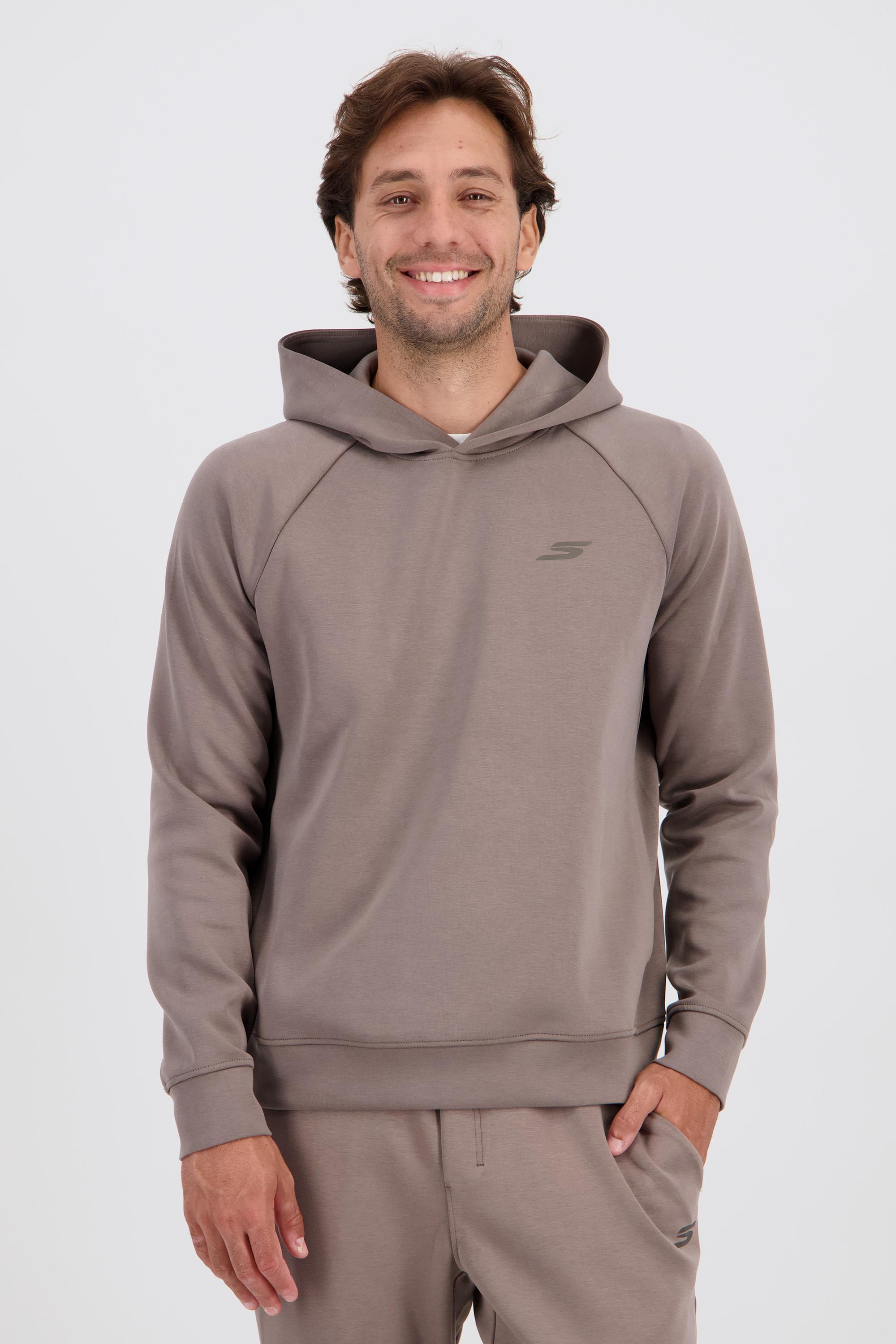 Skechers Soft - Marrón - Sudadera Capucha Hombre talla L