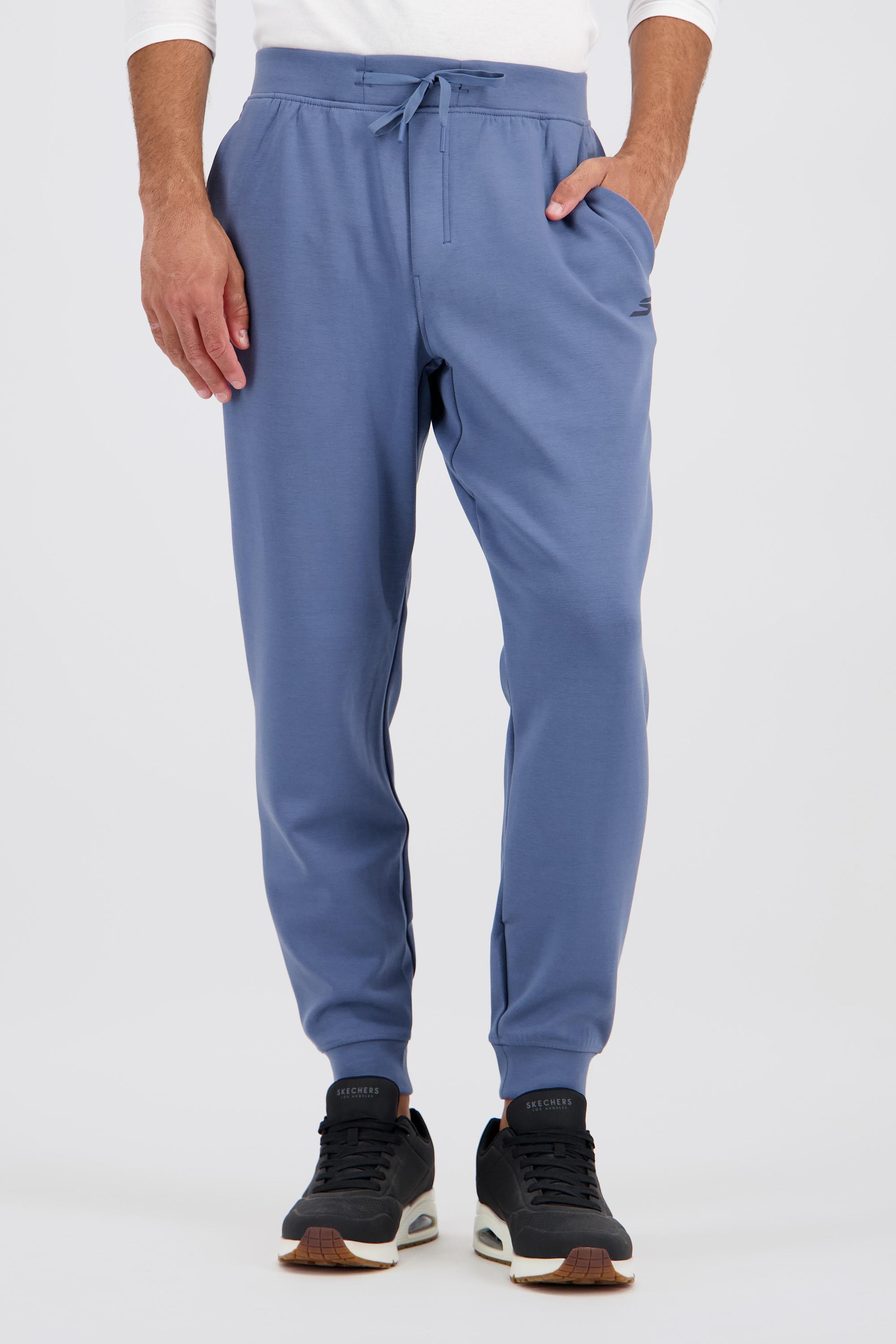 Skechers Soft - Azul - Pantalón Largo Hombre talla M