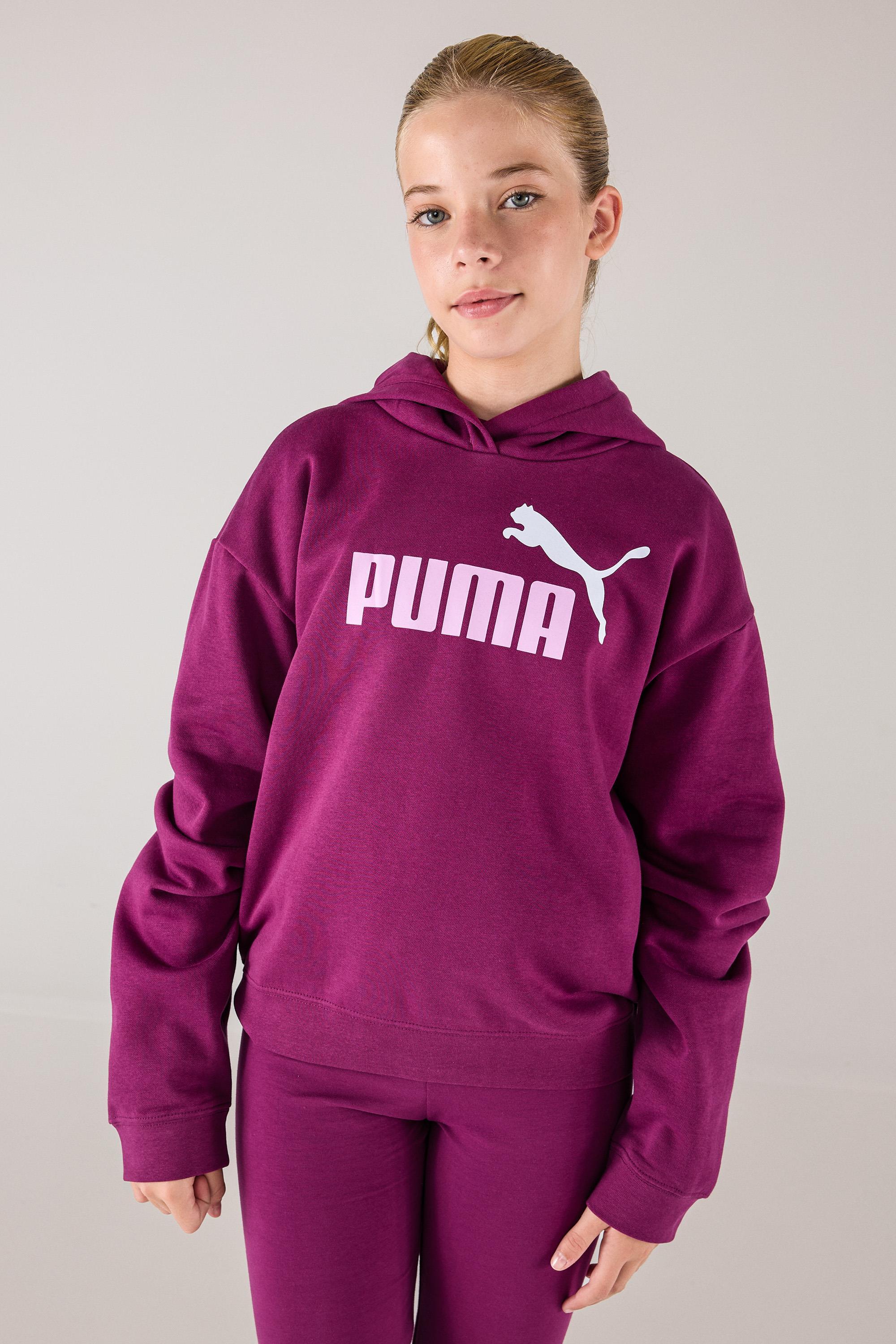 Sudadera Crop Puma - Morado - Sudadera Capucha Niña talla 12