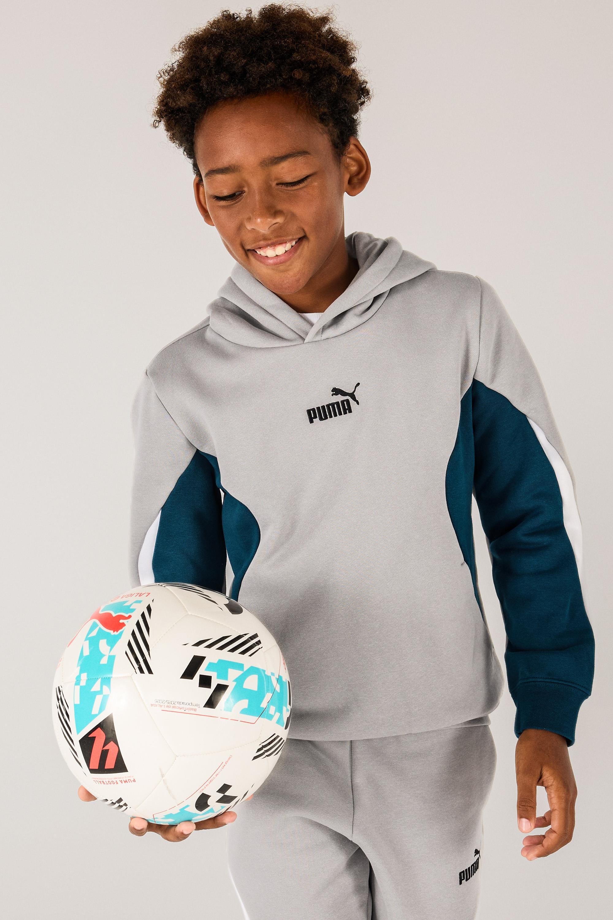 Sudadera Capucha Puma - Gris - Sudadera Felpa Niño talla 10
