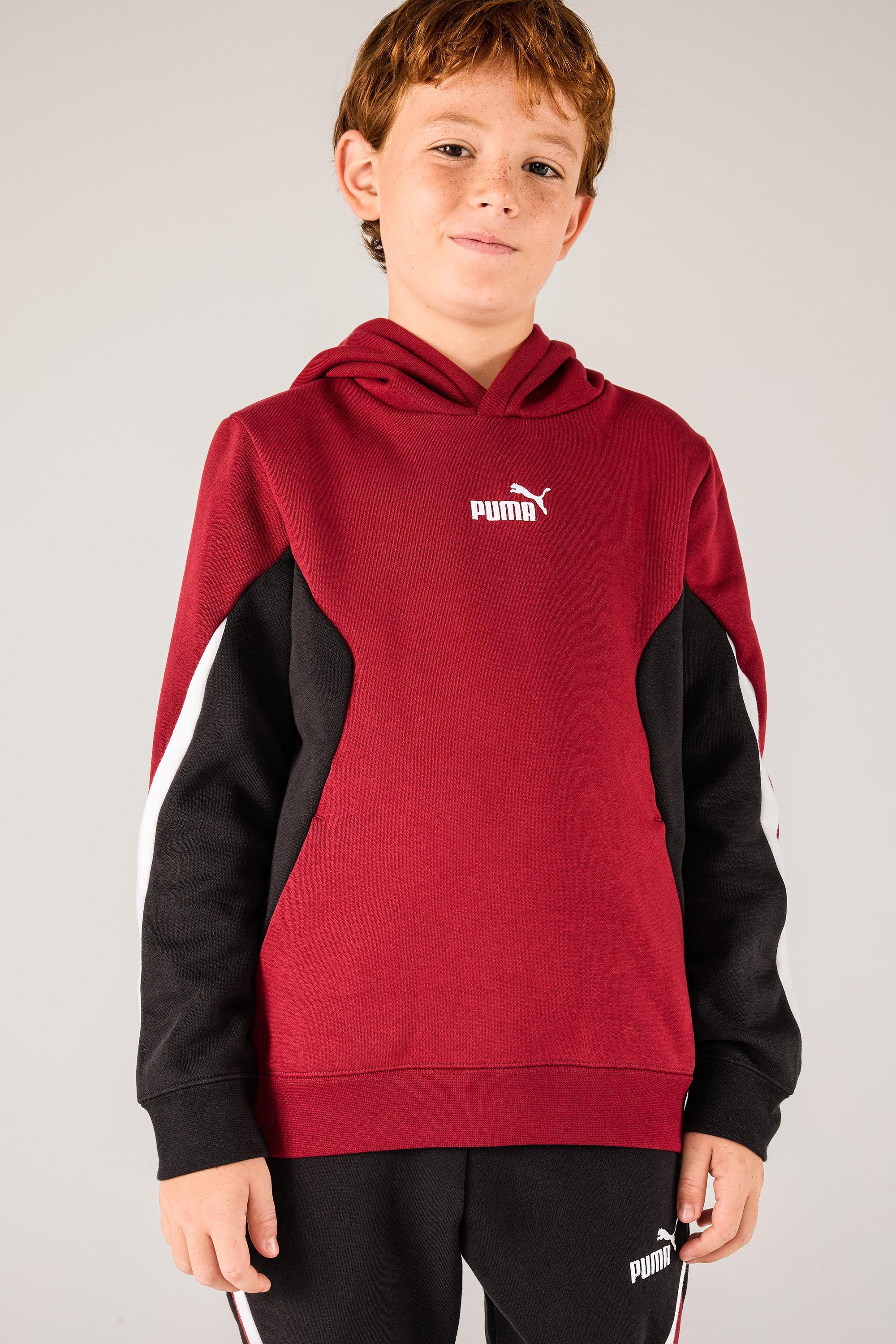 Sudadera Capucha Puma - Rojo - Sudadera Niño talla 10