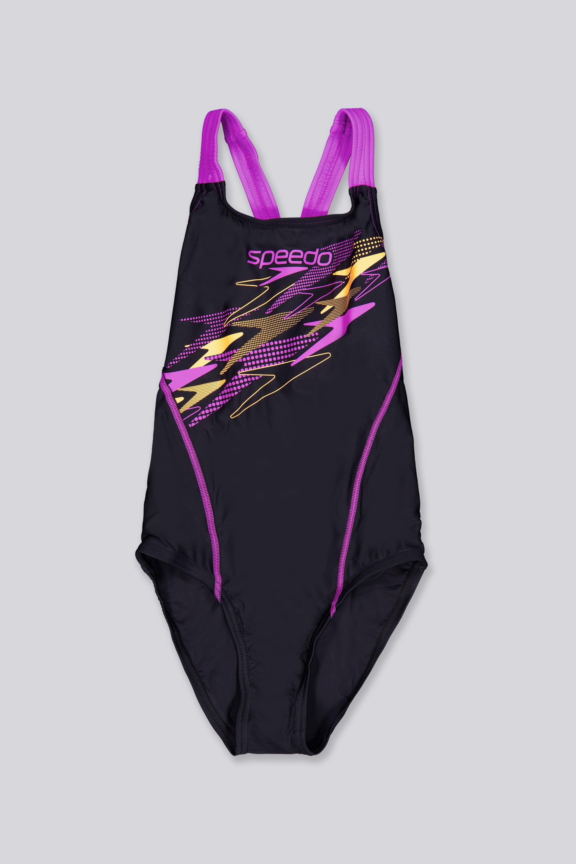 Speedo Medley Logo - Negro - Bañador Niña talla 12