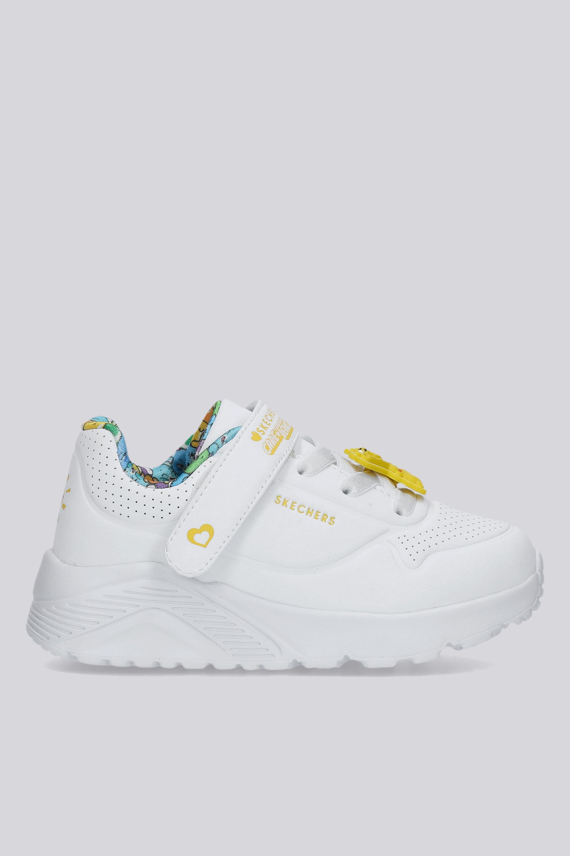 Skechers Uno Lite - Blanco - Zapatillas Velcro Niña talla 22