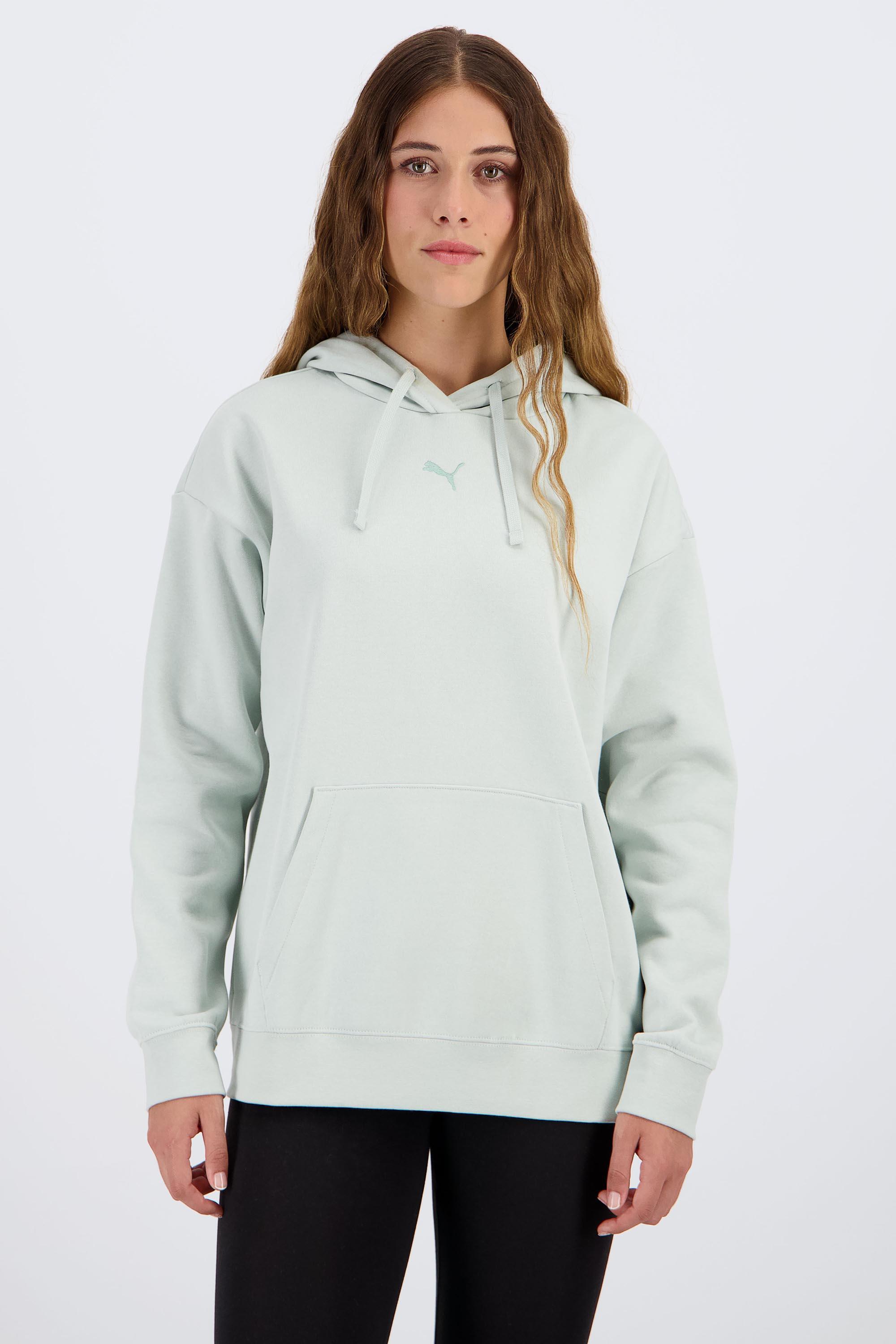 Sudadera Puma - Verde - Sudadera Capucha Mujer talla M