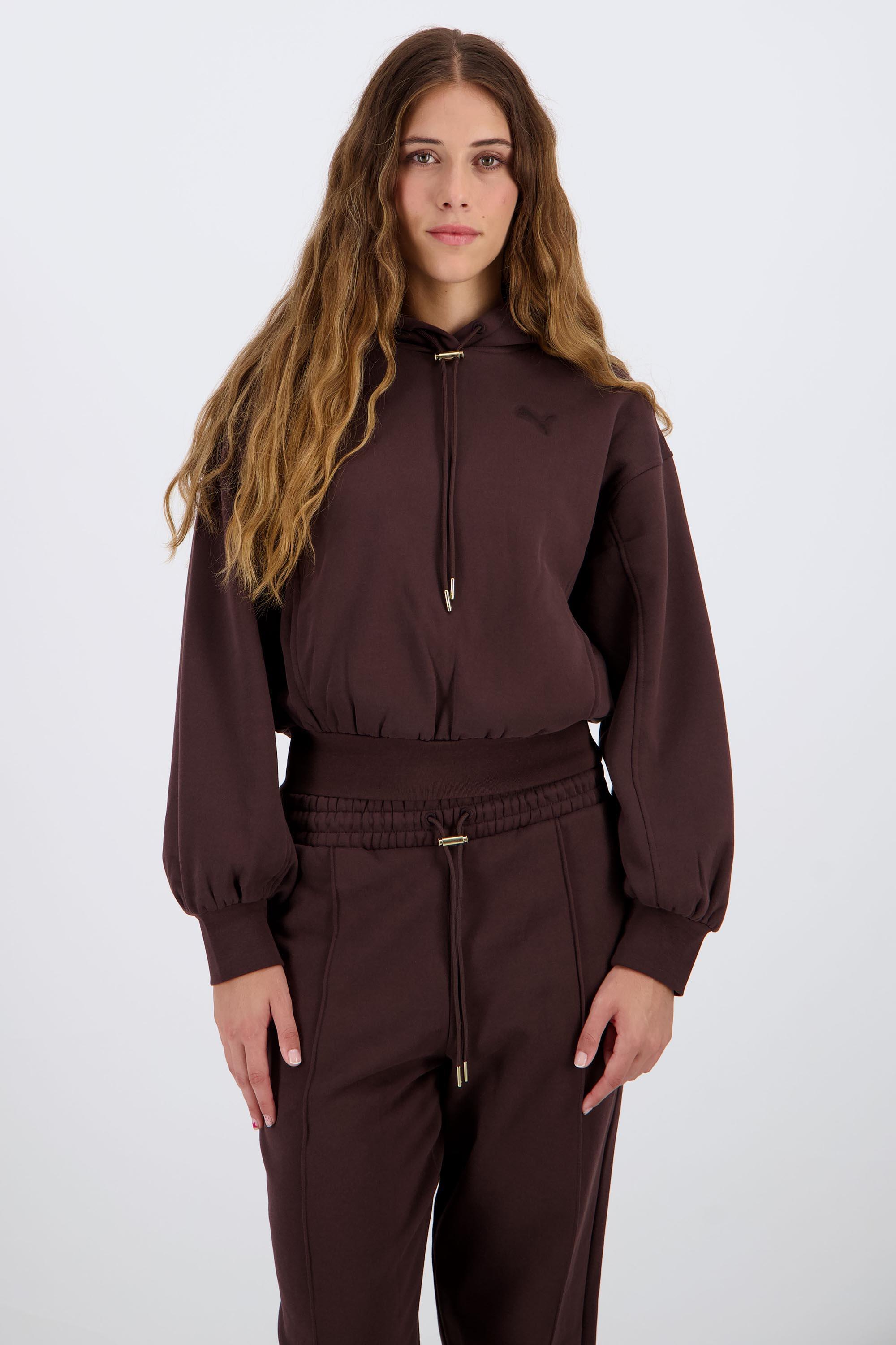 Sudadera Puma - Marrón - Sudadera Capucha Mujer talla M