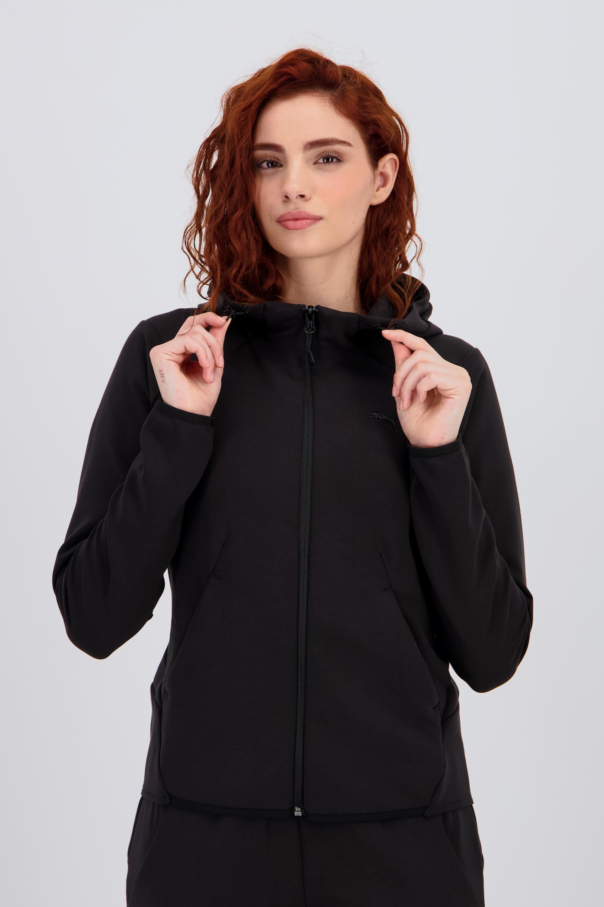 Puma Tech - Negro - Sudadera Cremallera Mujer talla XS