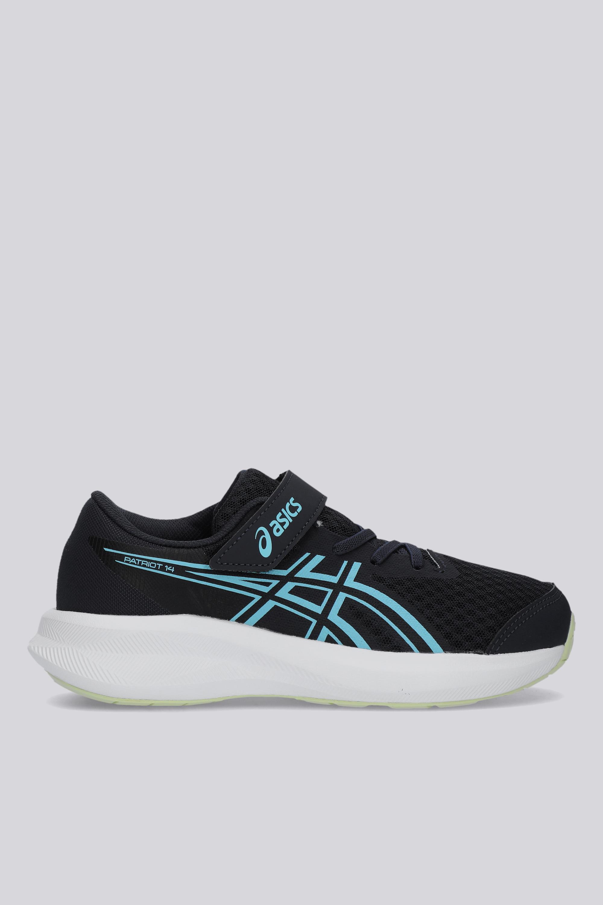 Asics Patriot 14 Ps - Azul - Zapatillas Velcro Niño talla 31.5