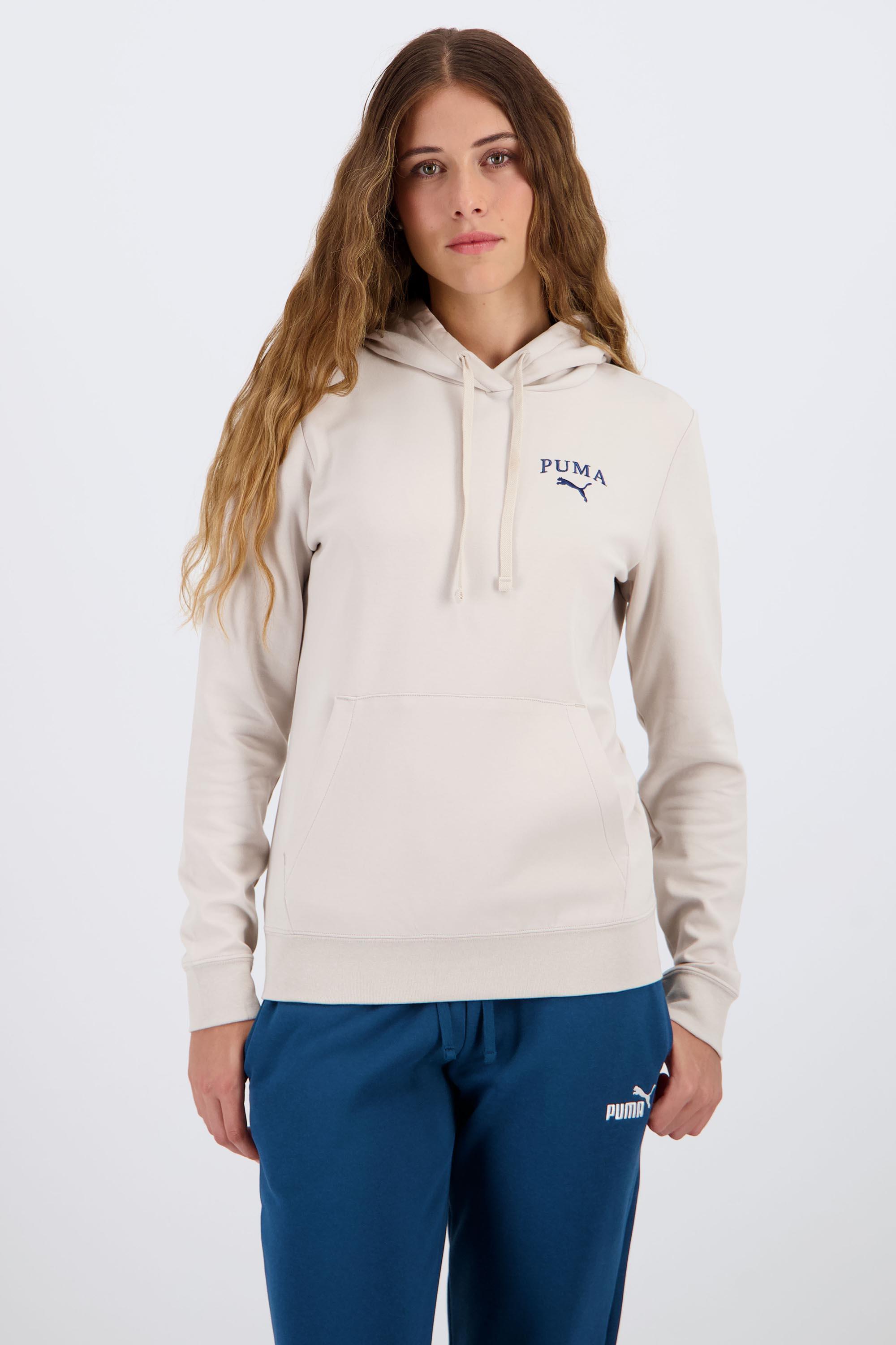 Sudadera Puma - Crudo - Sudadera Capucha Mujer talla XS