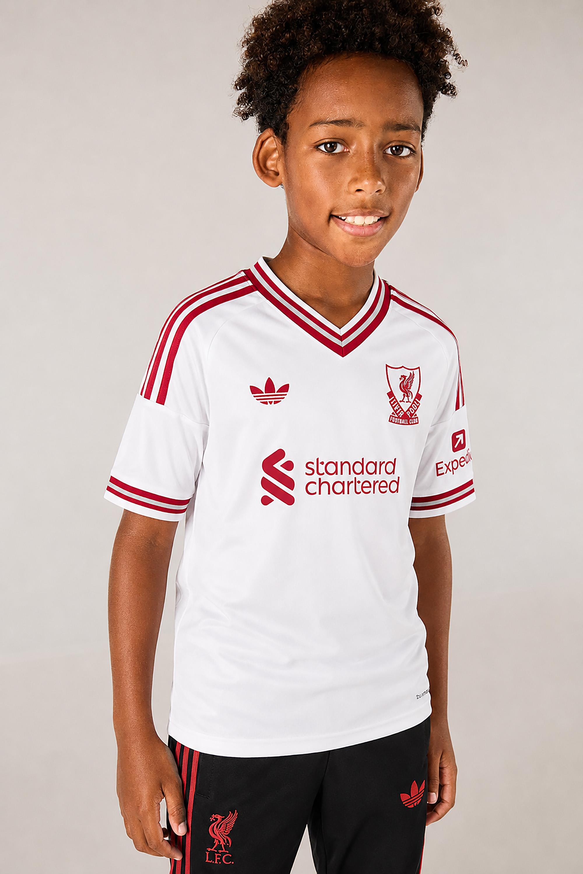 2ª Camiseta Liverpool FC 26/27 Jr Blanca talla 10