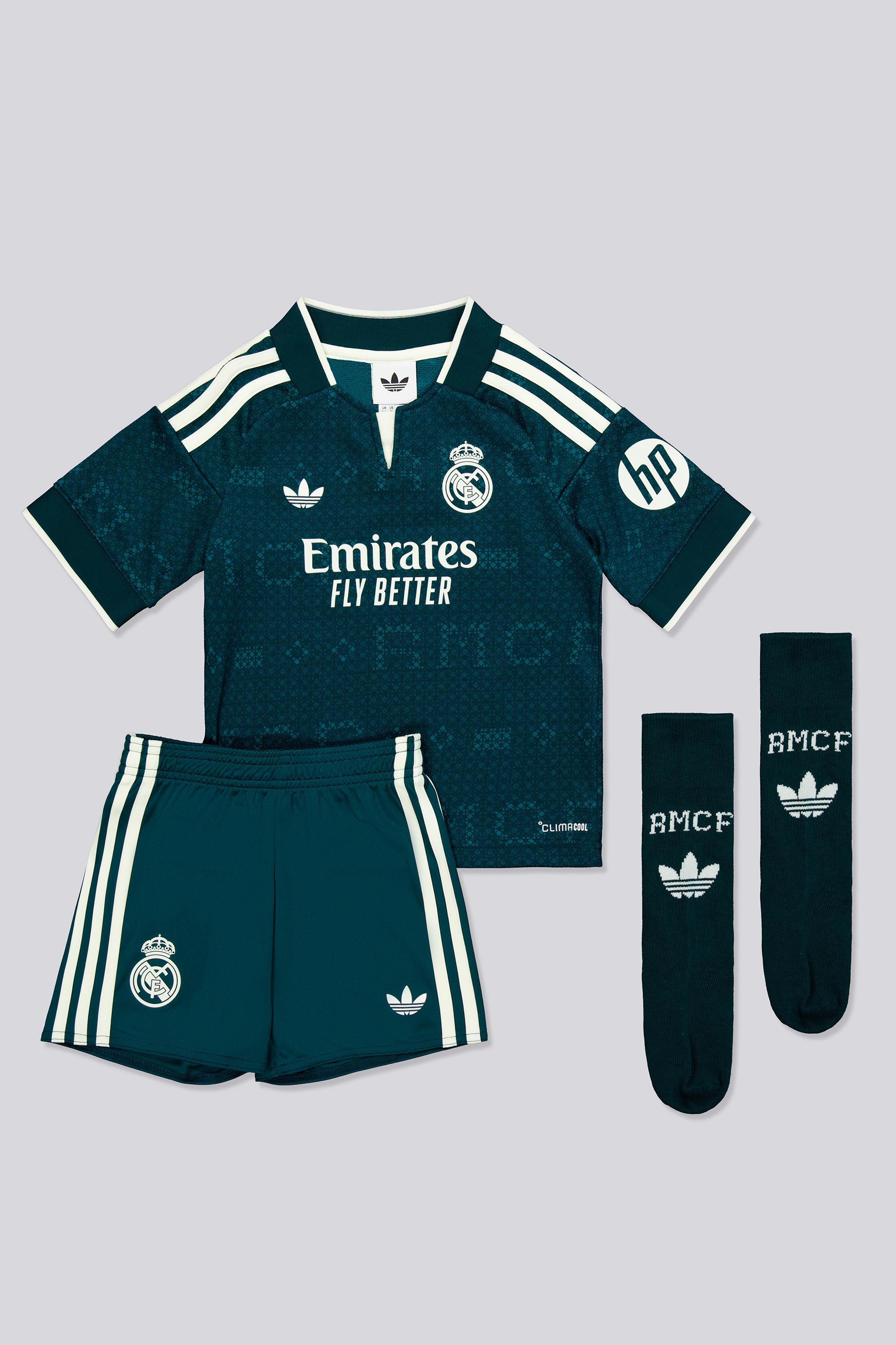 2ª Equip. Real Madrid 26/27 Niño Verde talla 18-24 MESES