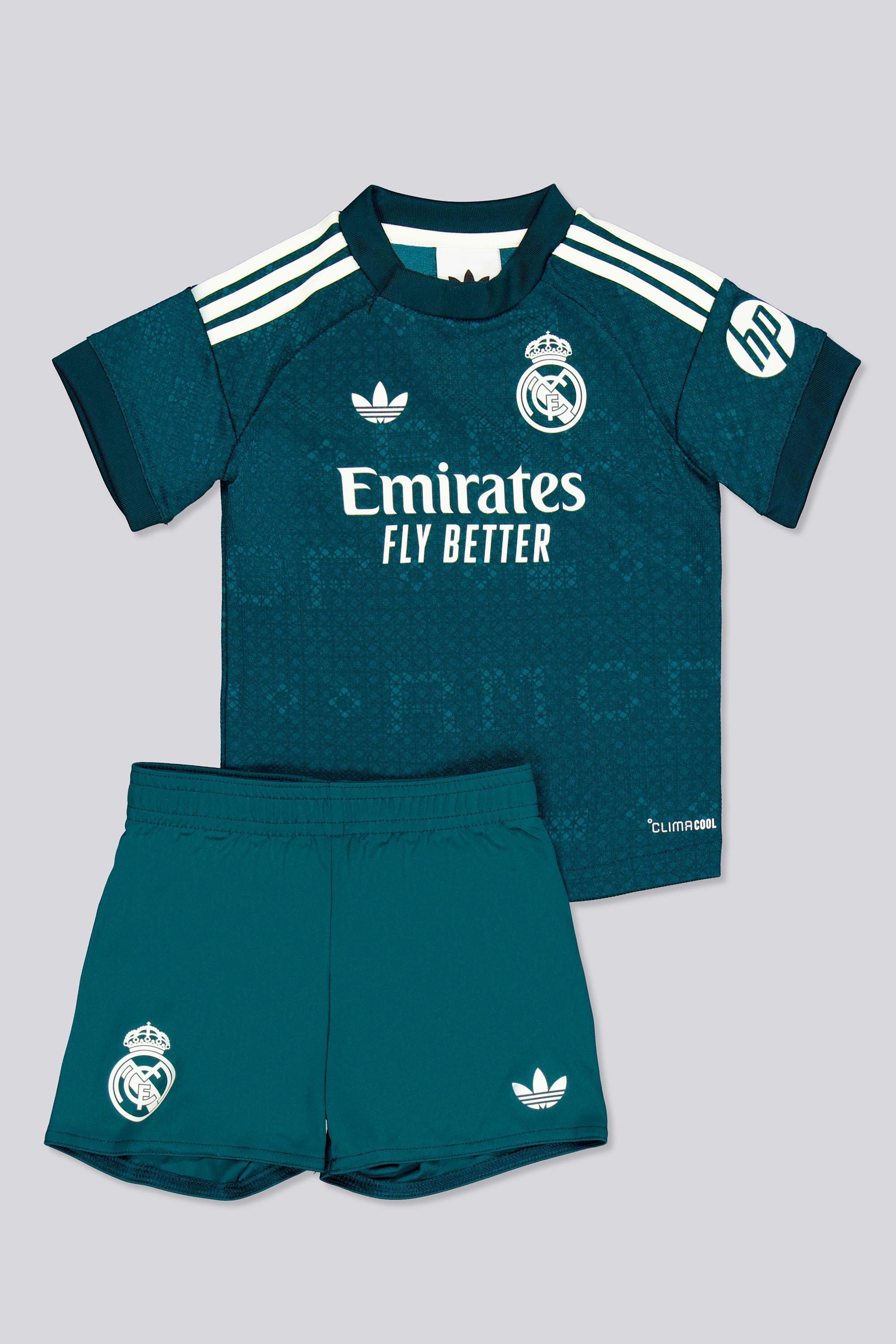 2ª Equip. Real Madrid 26/27 Bebé Verde talla 12M
