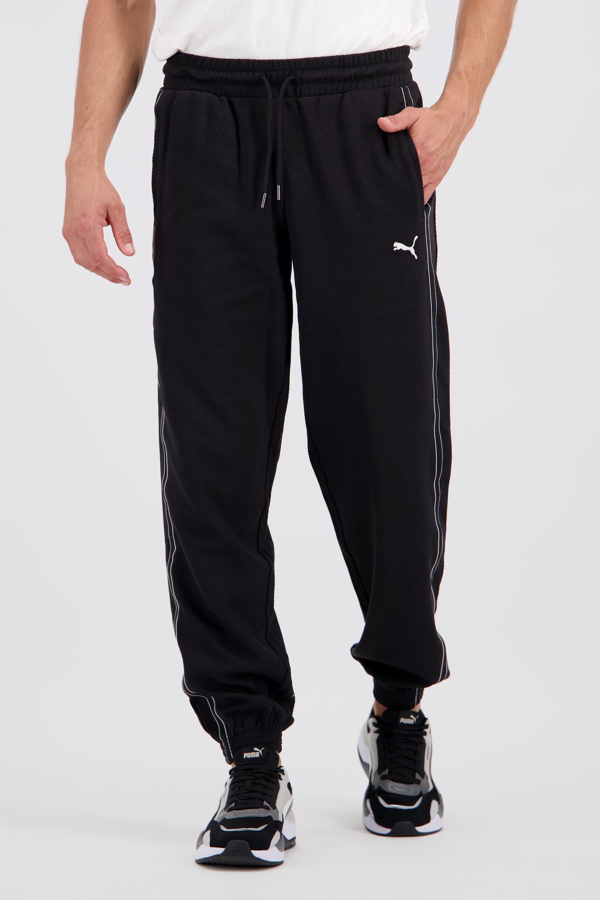 Puma Elevated - Negro - Pantalón Largo Hombre talla L