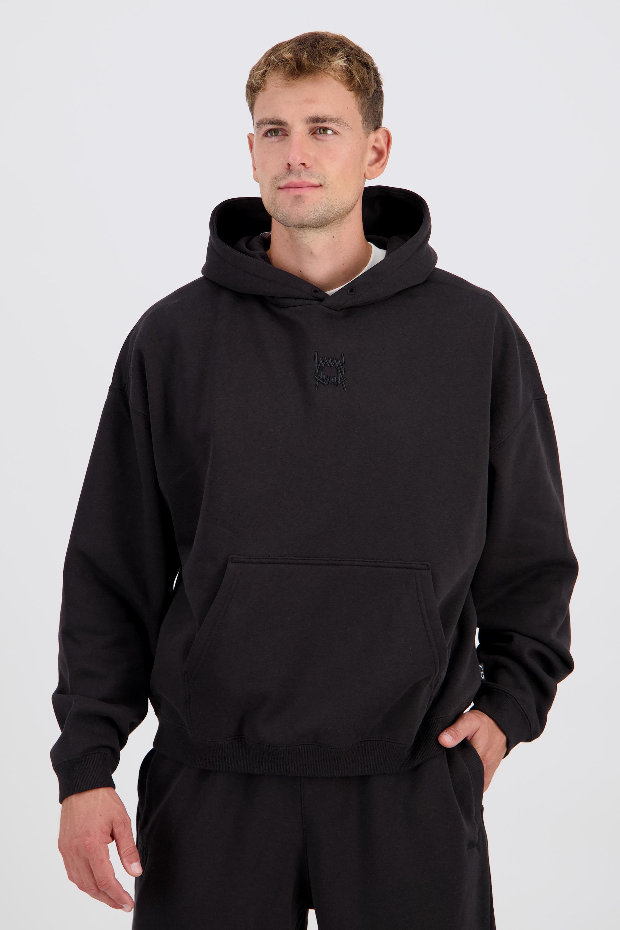 Puma Hoops - Negro - Sudadera Capucha Hombre talla XL