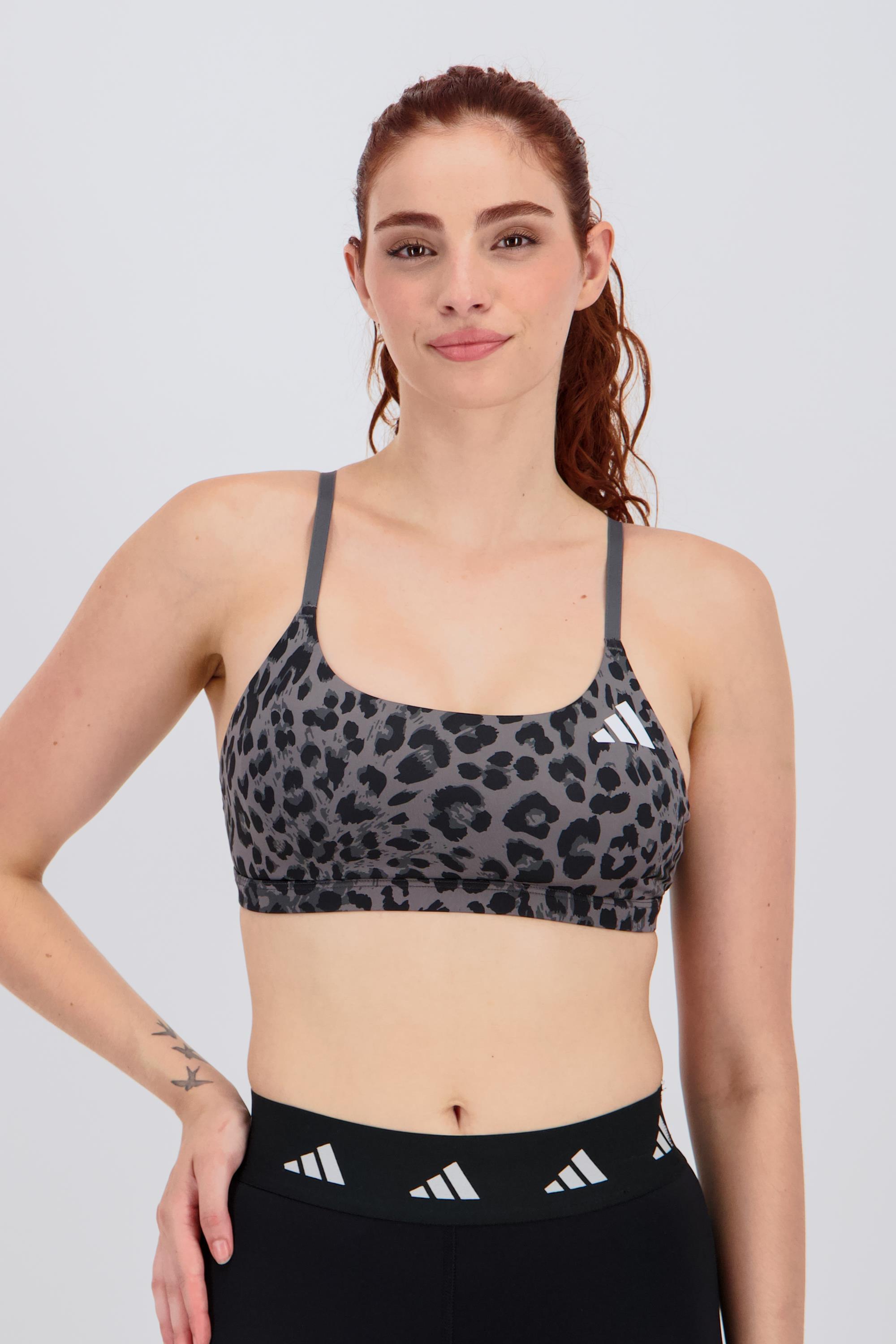 Top Deportivo adidas - Gris - Sujetador Deportivo Mujer talla L