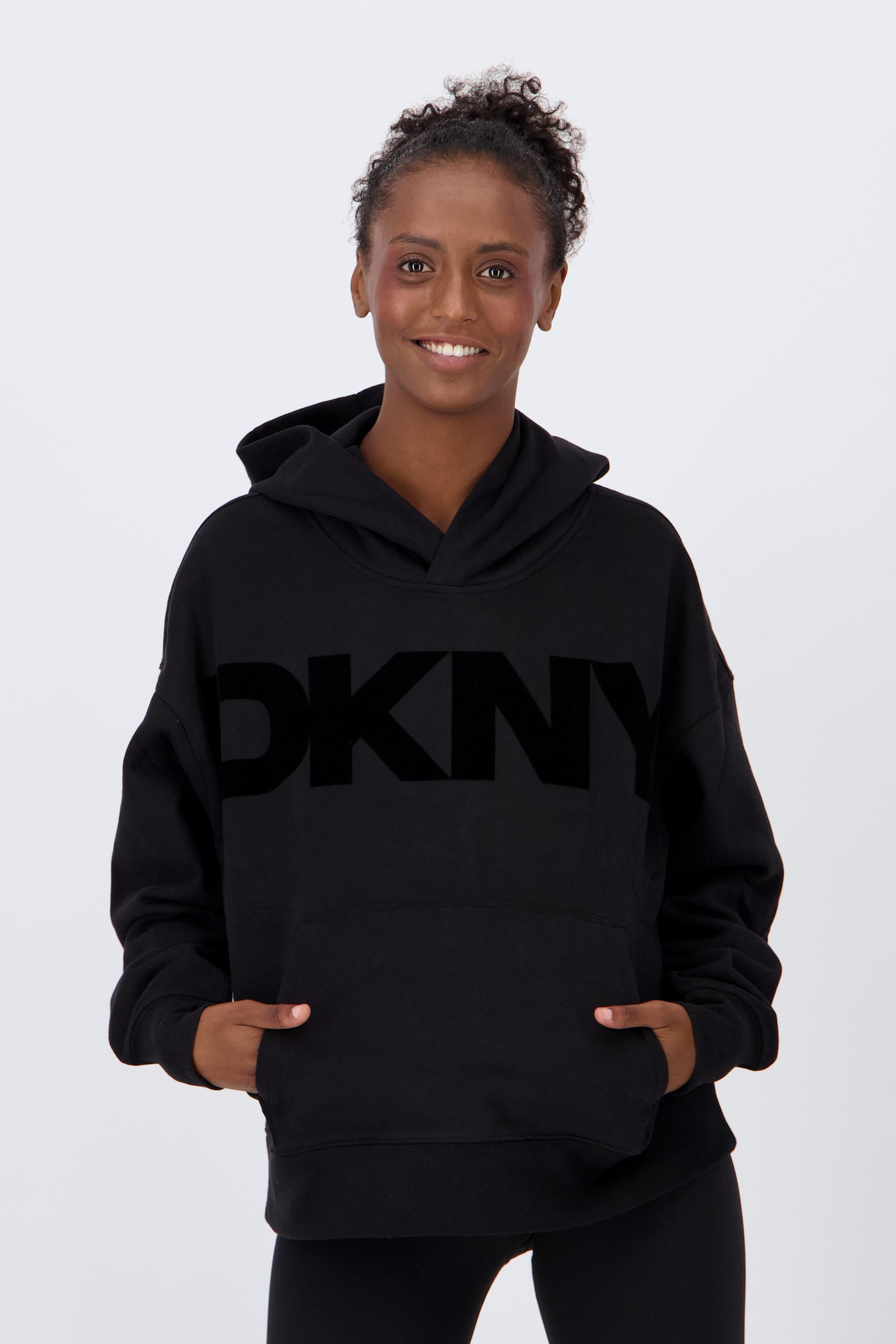 Sudadera Oversize DKNY - Negro - Sudadera Mujer talla XL