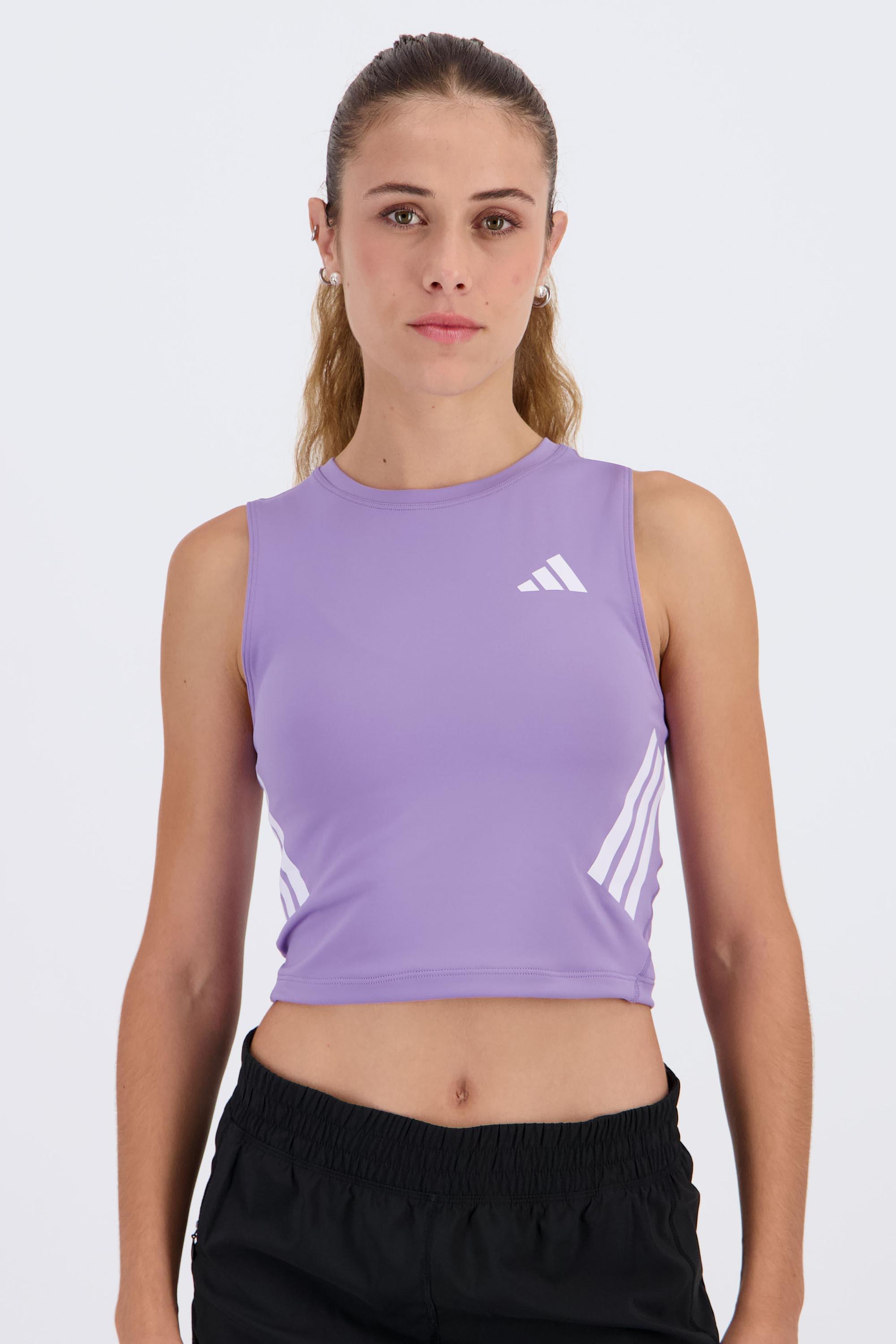 Camiseta adidas - Morado - Camiseta Sin Mangas Mujer MKP talla XS