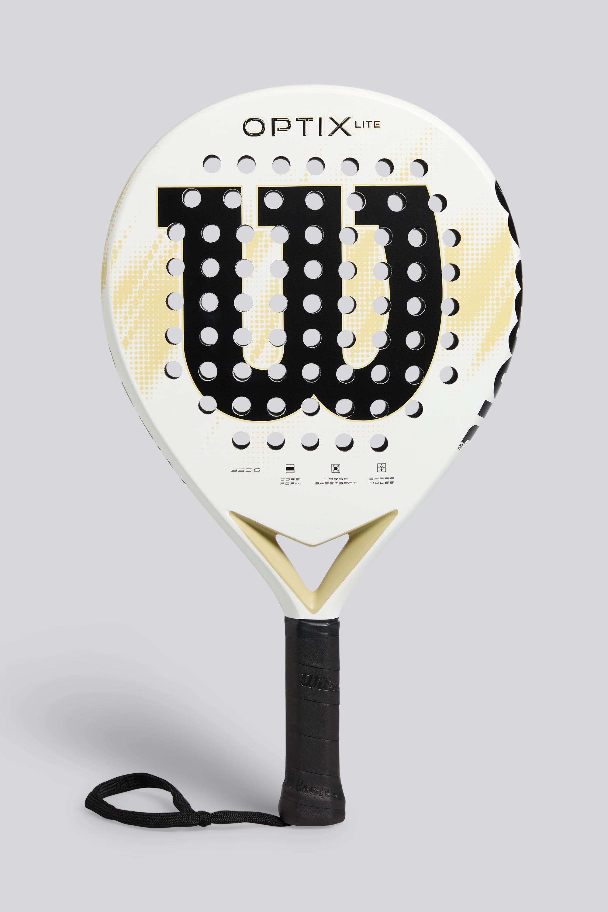 Wilson Optix V2 Pala Pádel Unica Blanco