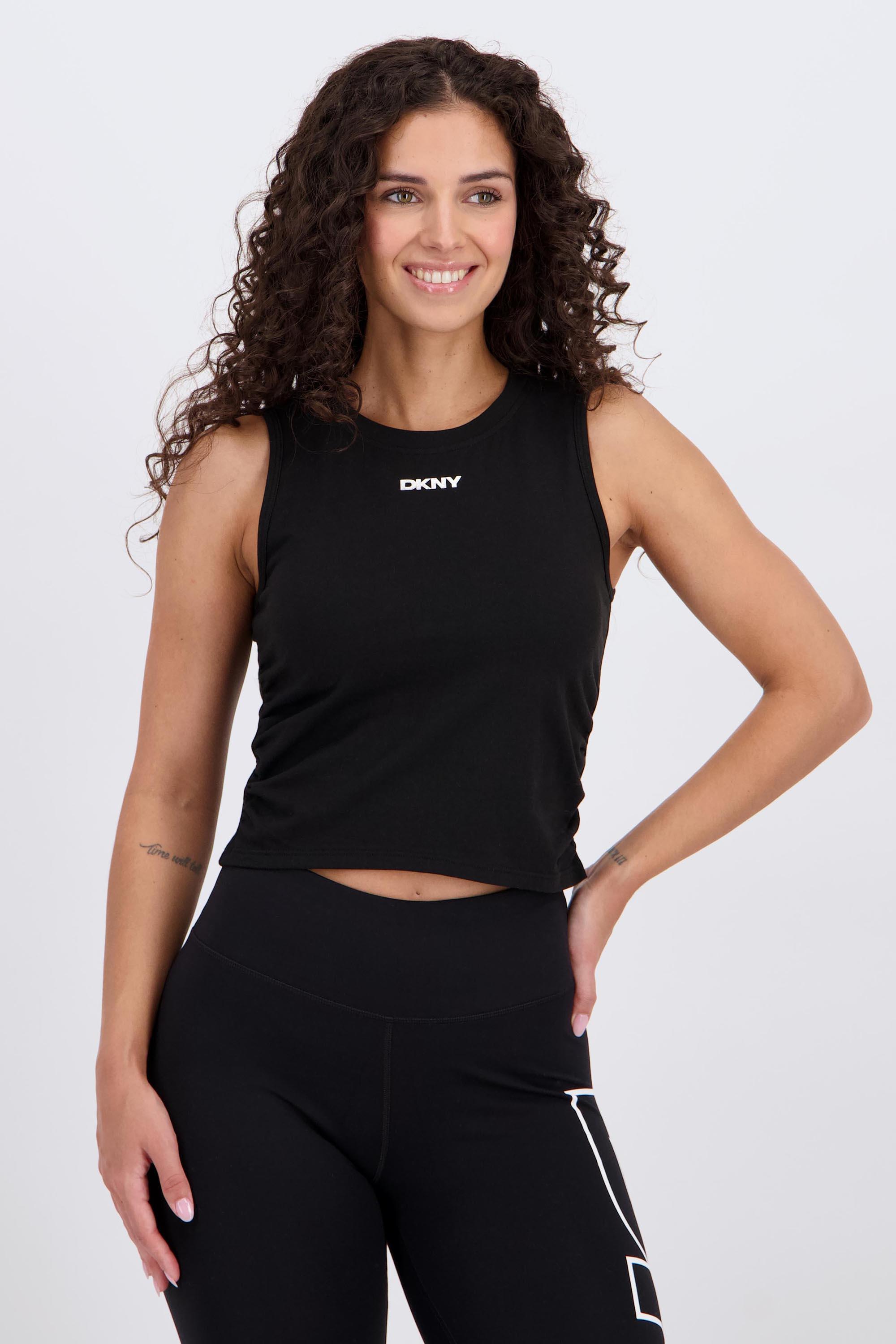 Camiseta DKNY - Negro - Camiseta Sin Mangas Mujer talla L