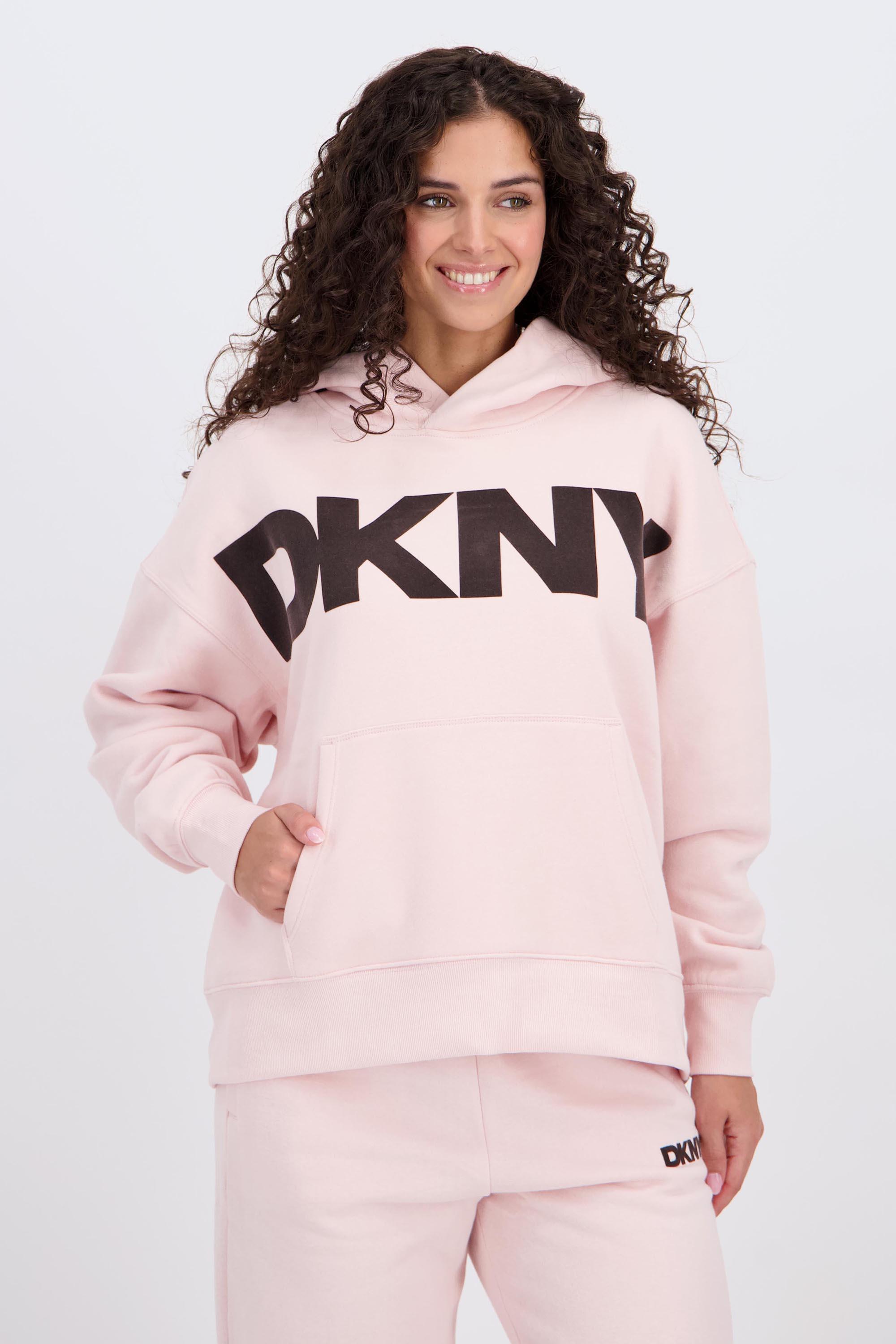 Sudadera Oversize DKNY - Rosa - Sudadera Mujer talla XS