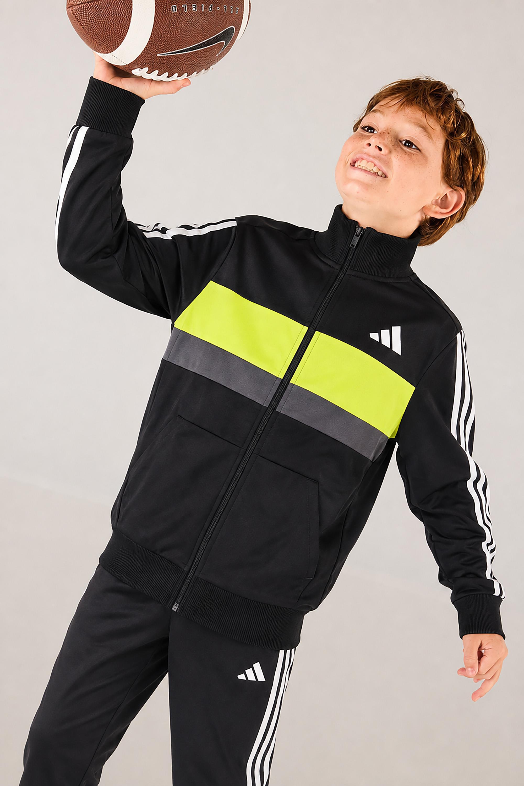 adidas Tiberio - Negro - Chándal Poliéster Niño talla 10