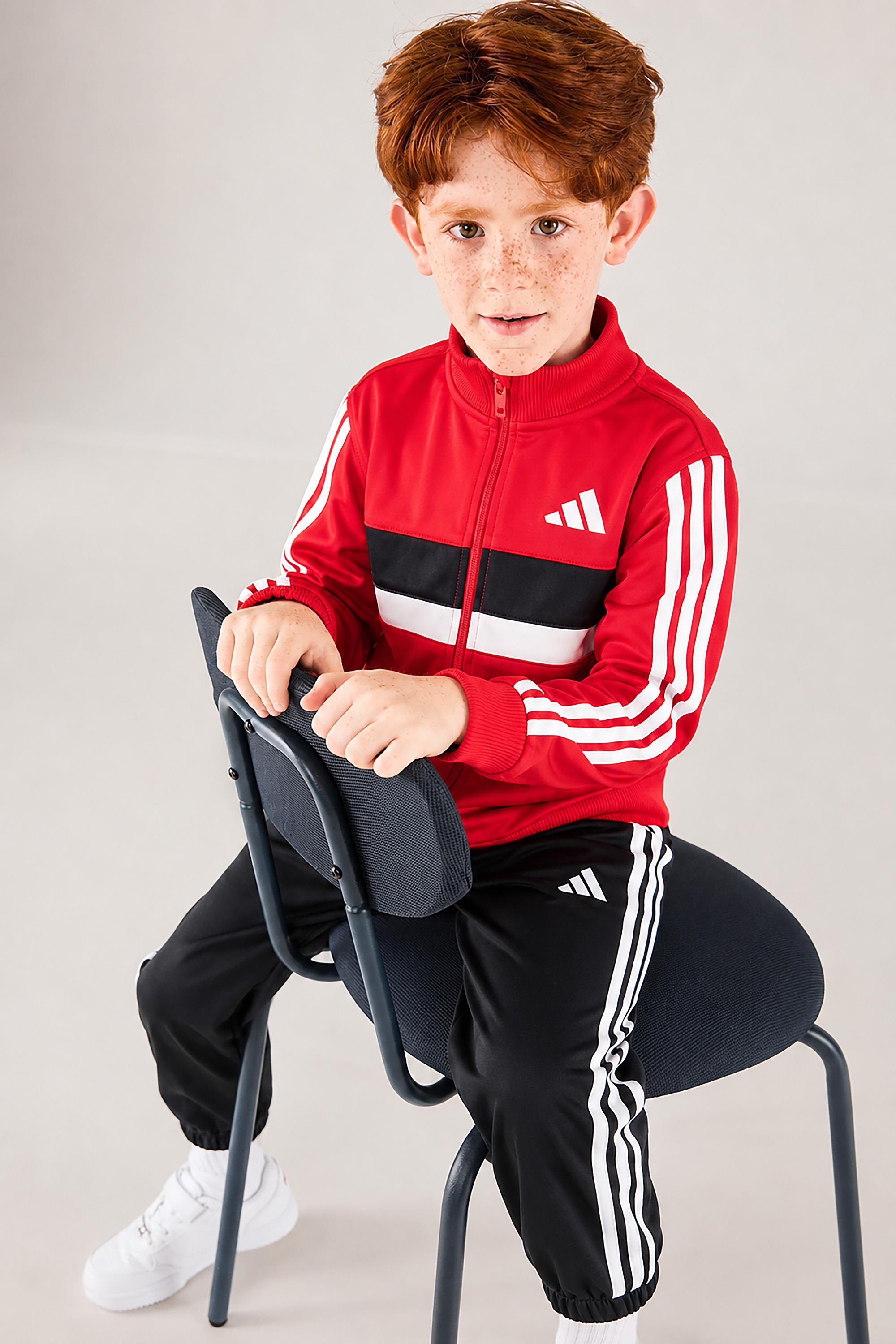 adidas Sereno 3s - Rojo - Chándal Poliéster Niño talla 4