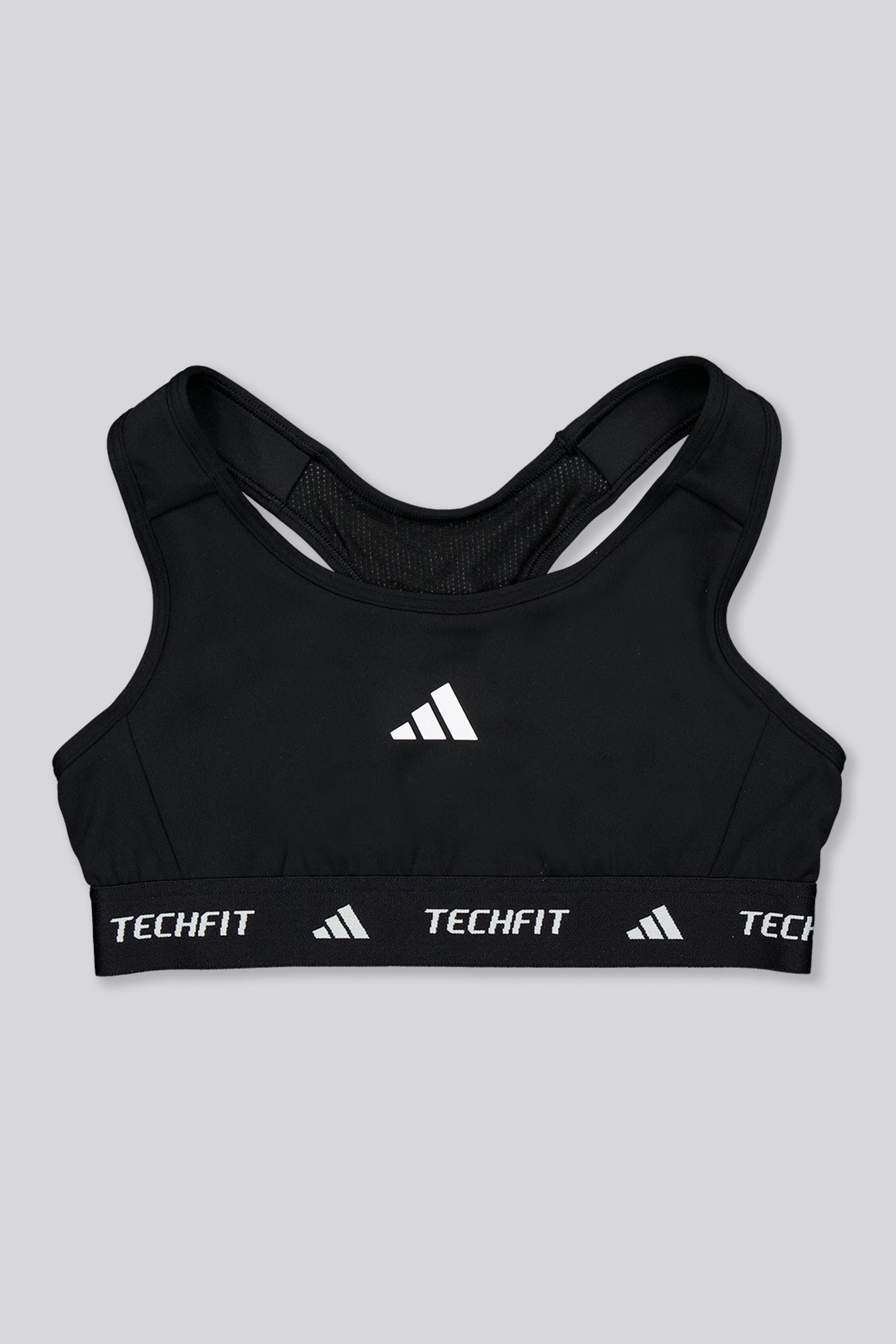 Top Deportivo Negro Niña adidas Tech Fit MKP talla 7-8 ANOS