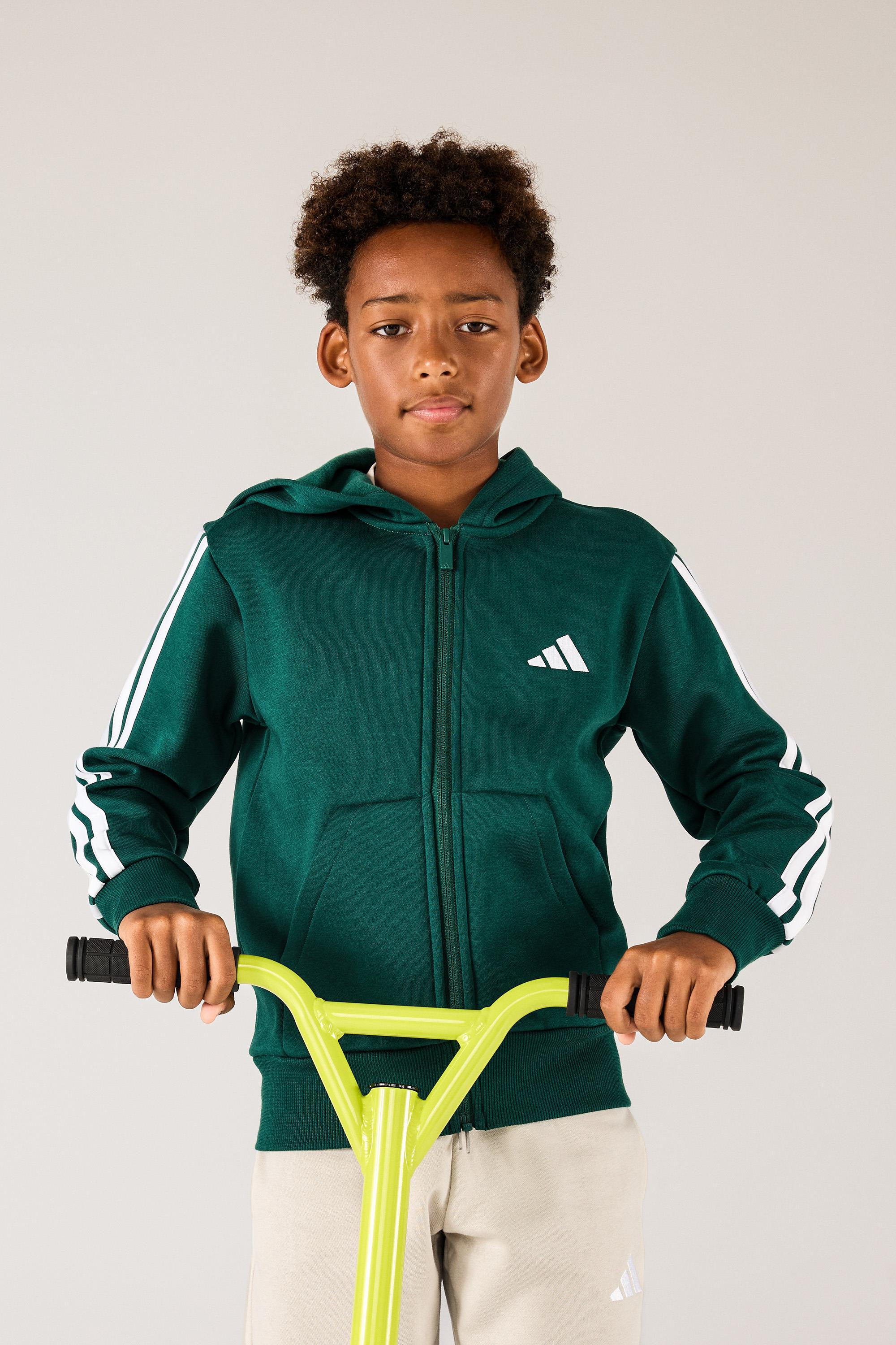 adidas 3s - Verde - Sudadera Capucha Niño talla 12