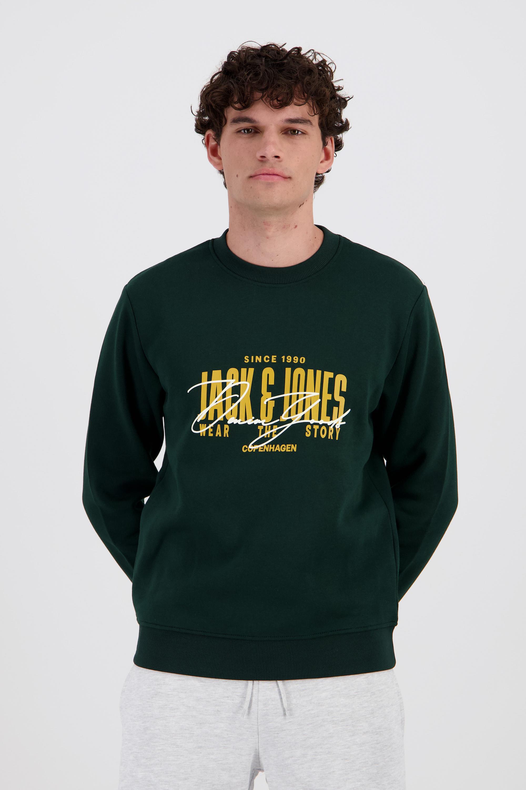 Sudadera Jack & Jones - Verde - Sudadera Hombre talla L