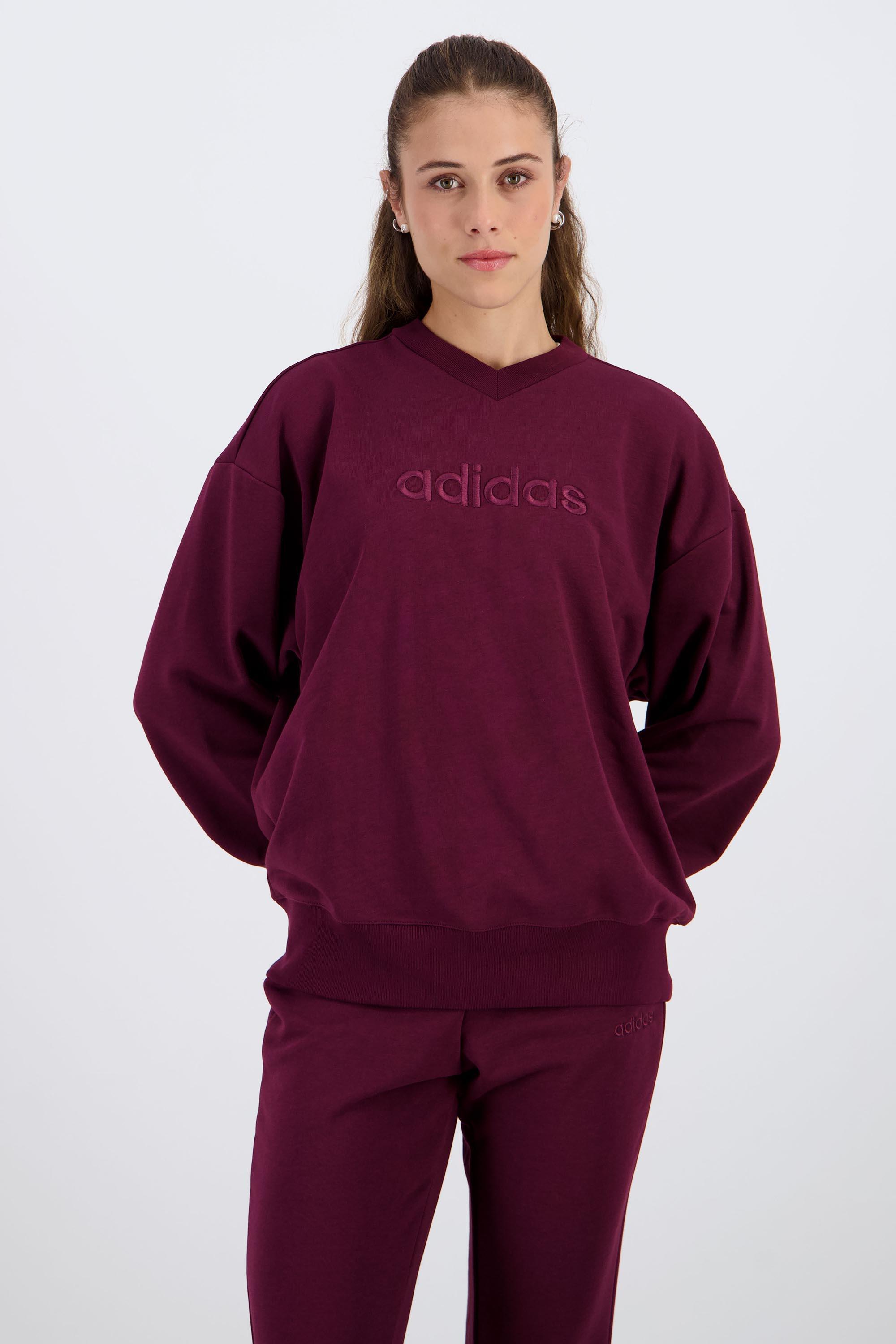 adidas Linear - Rojo - Sudadera Mujer MKP talla XL