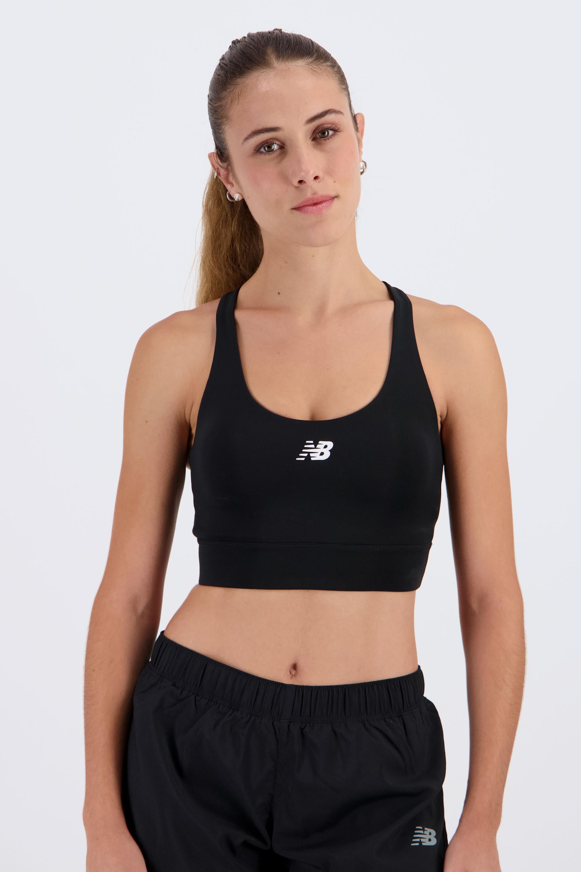 Top New Balance - Negro - Sujetador Deportivo Mujer talla S