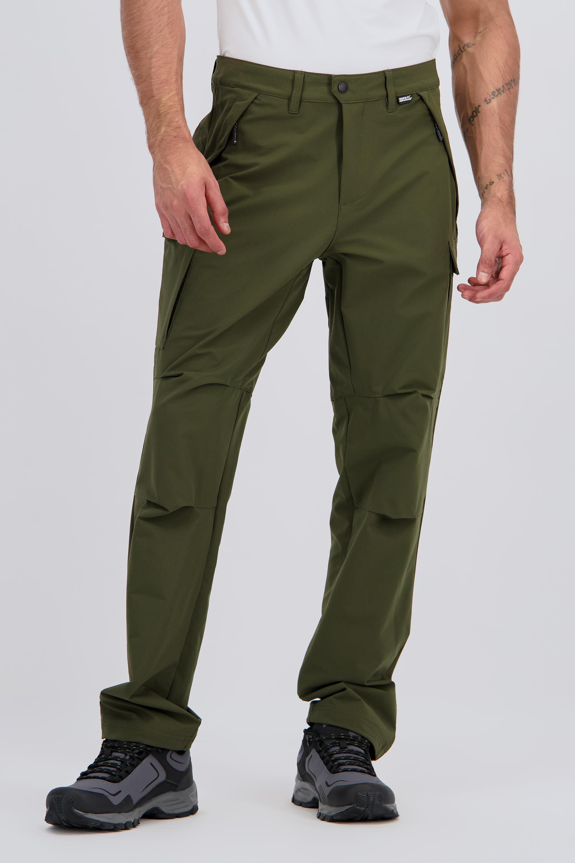 Questra - Kaki - Pantalón Trekking Hombre talla