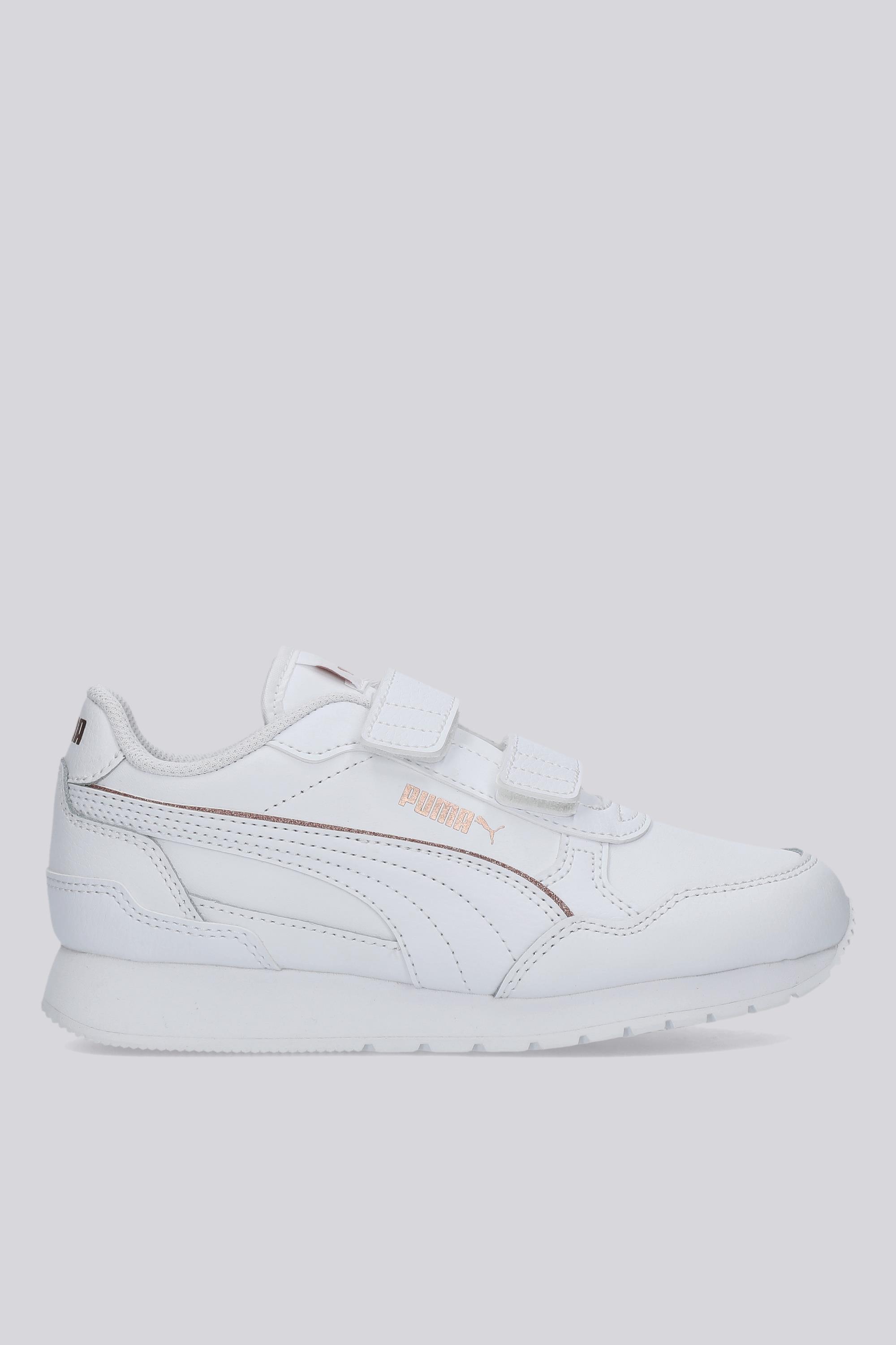 Puma St Runner V4 - Blanco - Zapatillas Velcro Niña talla 35