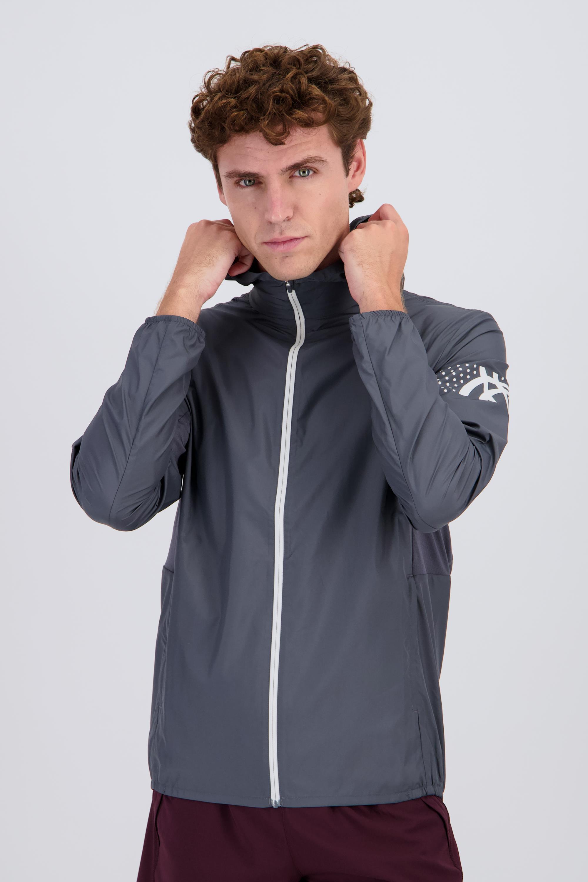 Asics Icon - Gris - Cortaviento Hombre talla S
