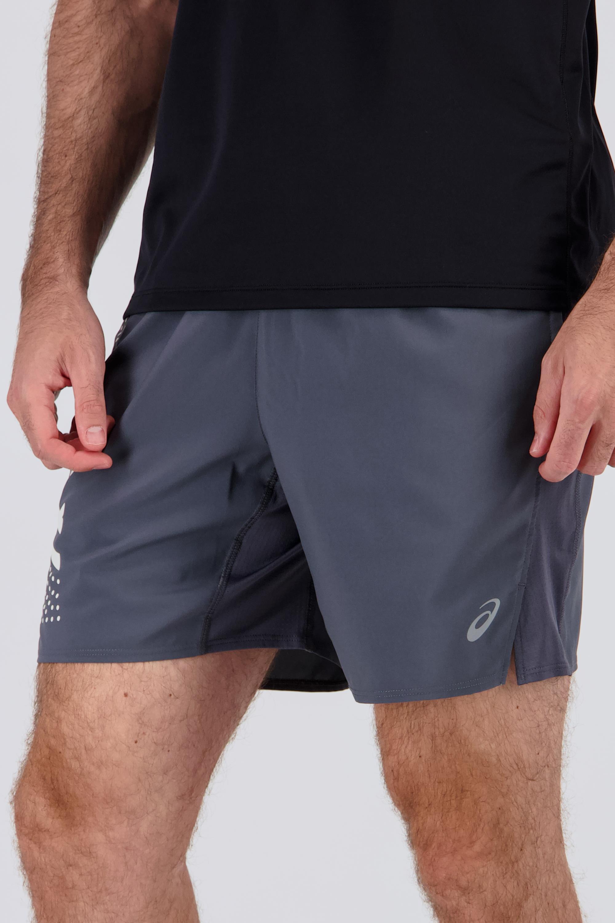 Asics Icon - Gris - Pantalón Corto Running Hombre talla S