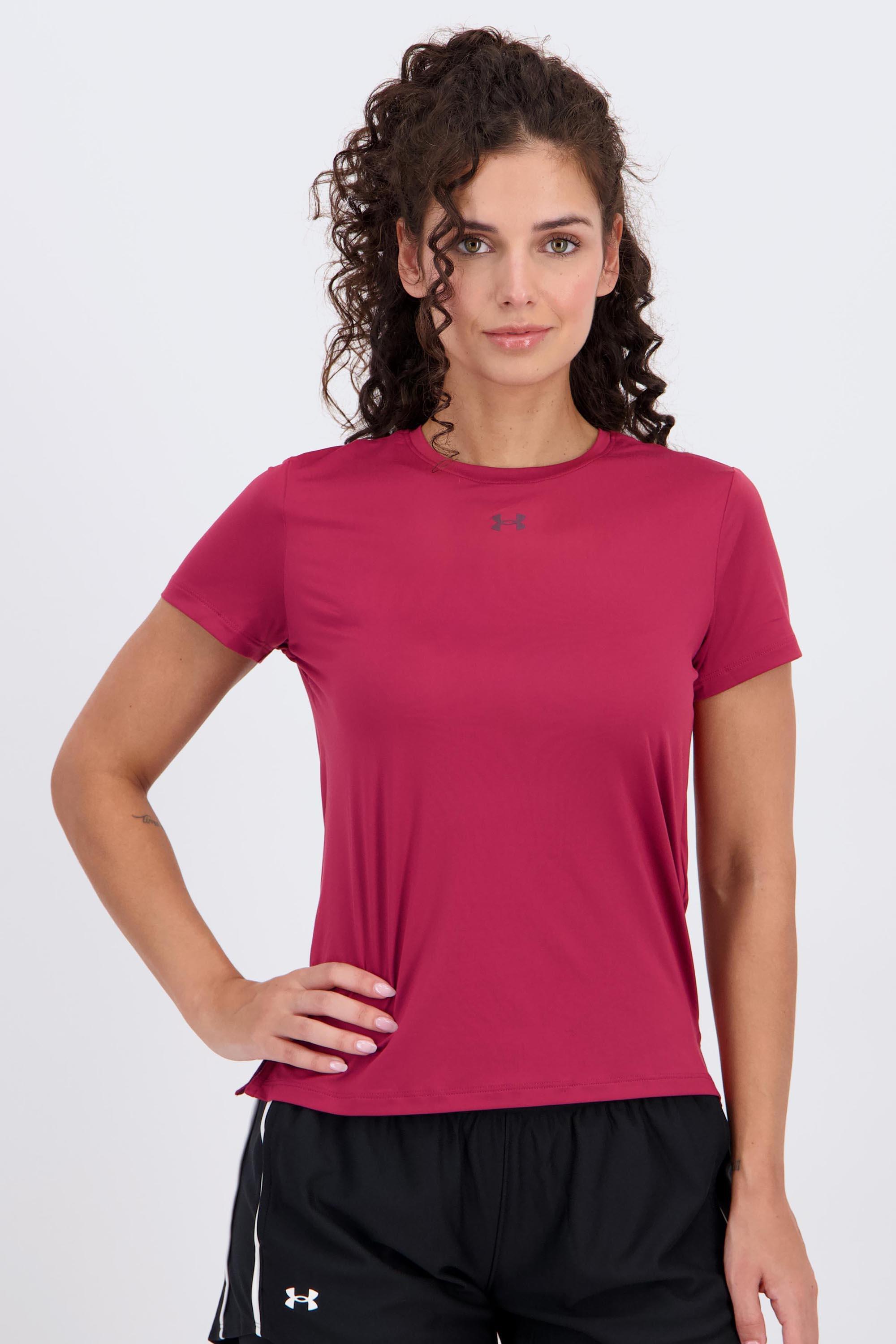 Camiseta Under Armour - Rojo - Camiseta Fitness Mujer talla M