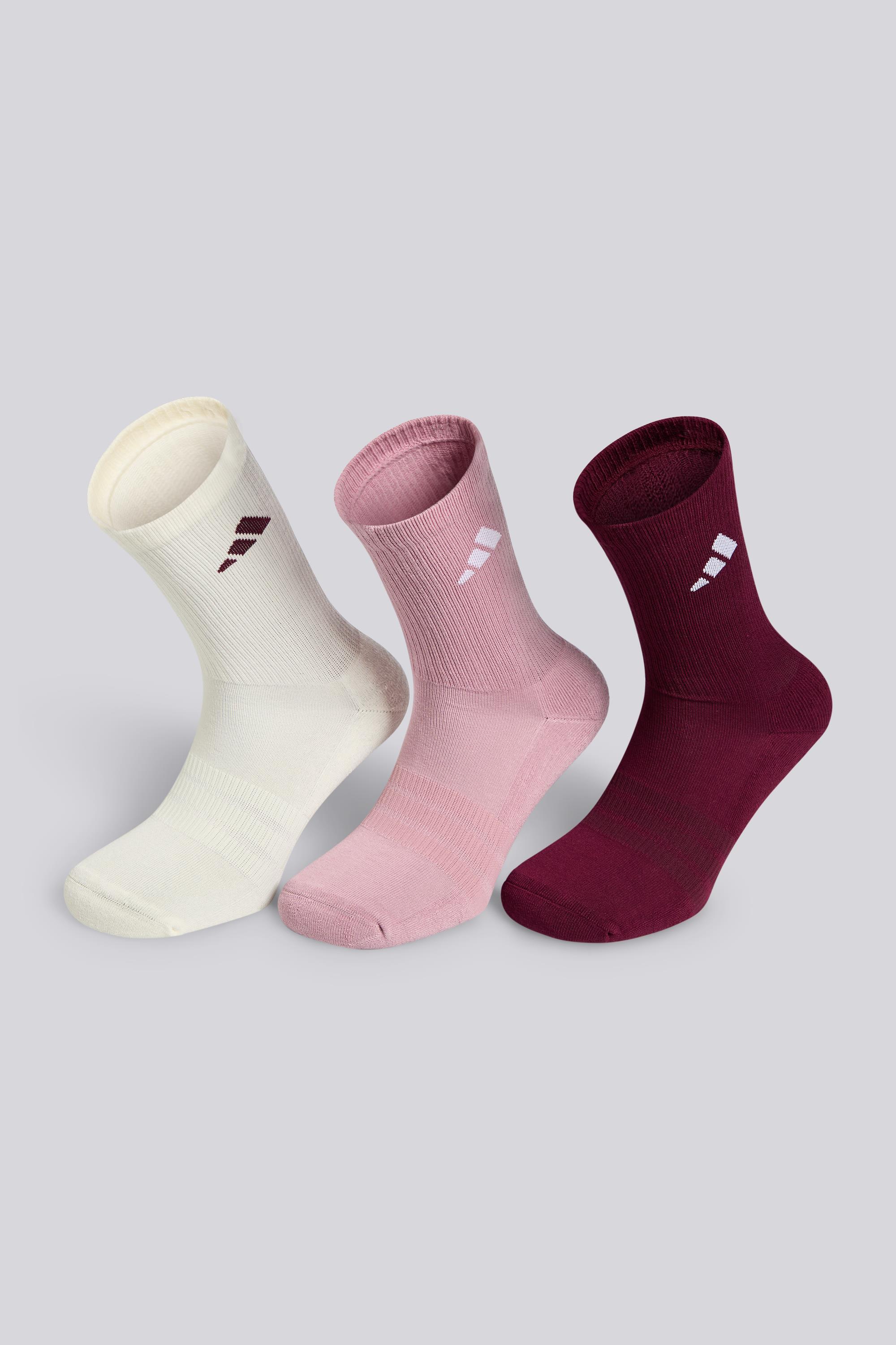 Calcetines Largos Deporte adidas - Pack 3 MKP talla 33-35