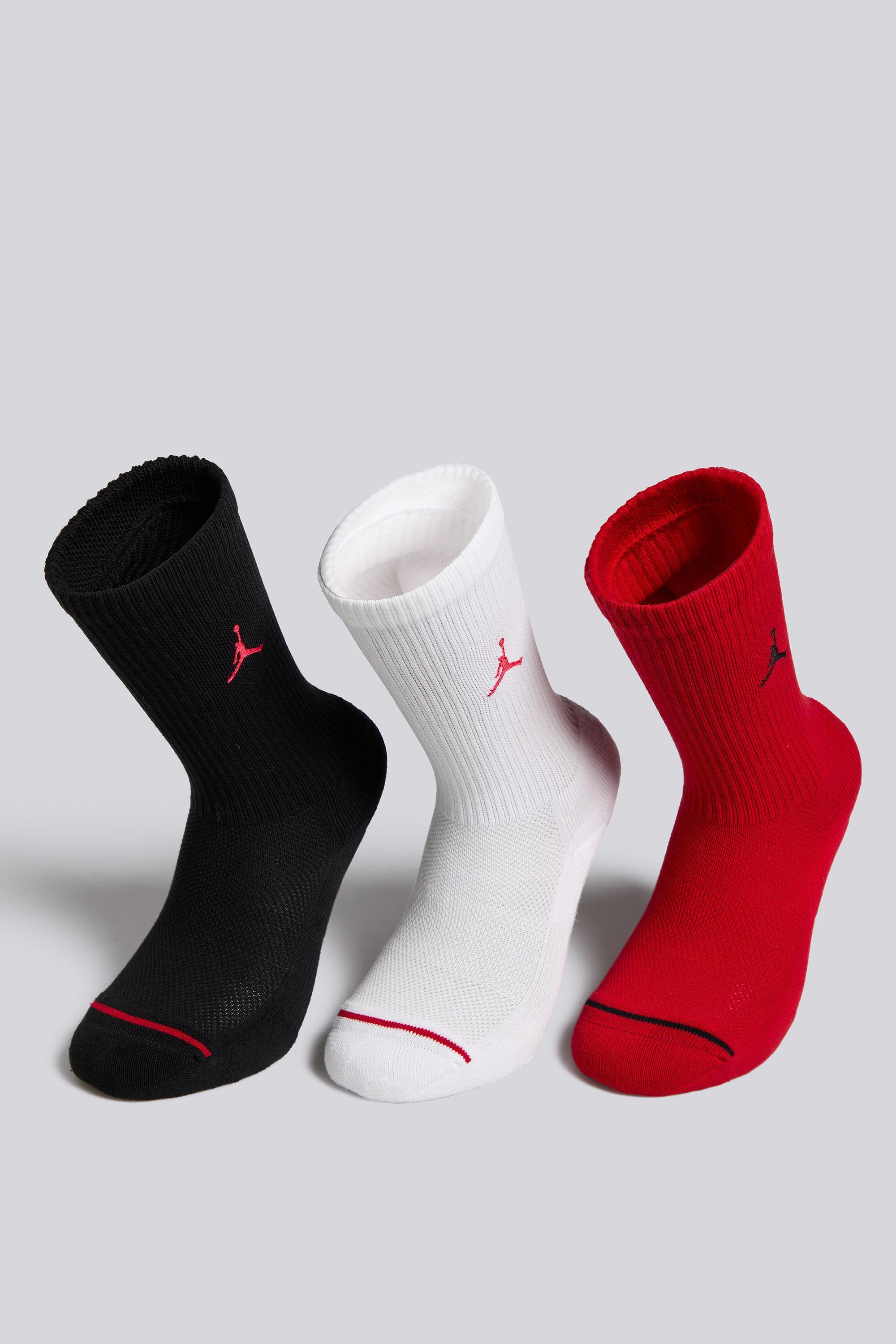 Calcetines Altos Jordan Ed Elvd Pack 3 Multicolor talla M