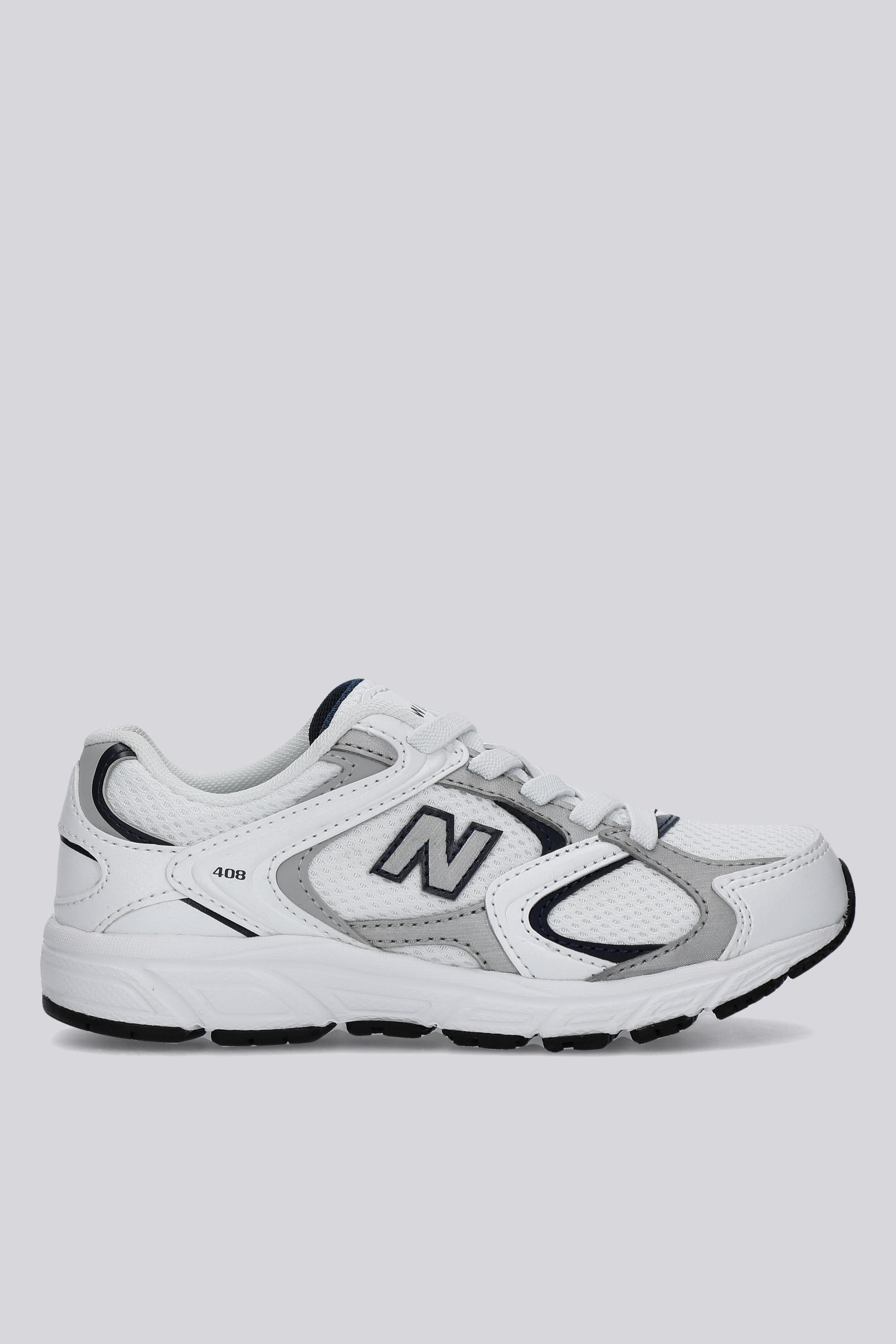 408 - Blanco - Zapatillas Retro Niño