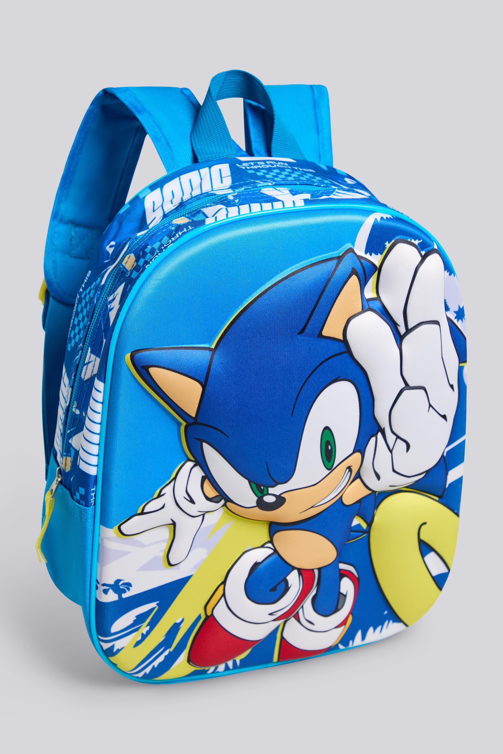 Mochila Infantil Sonic - Azul - Mini Mochila