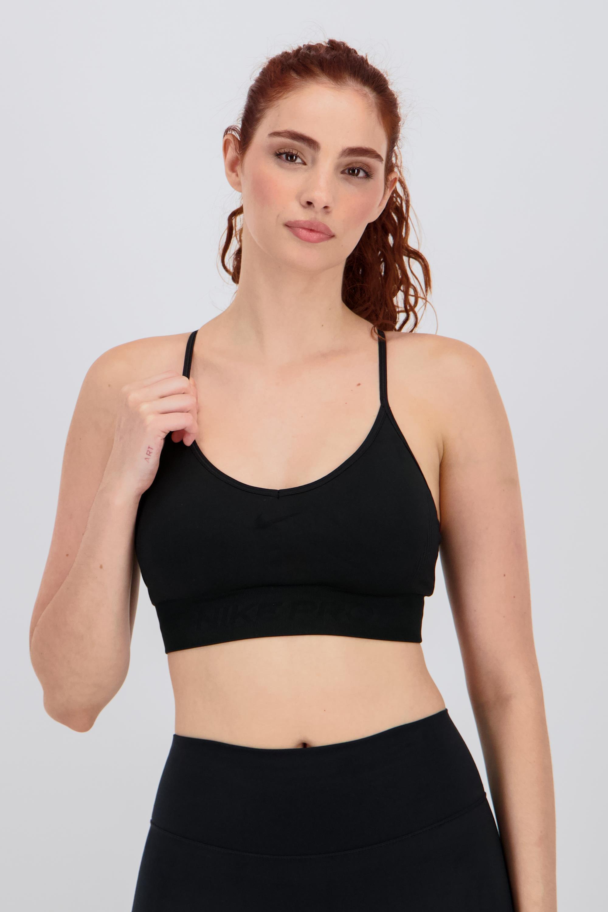 Nike Pro Seamless - Negro - Sujetador Deportivo Sin Costuras talla XS