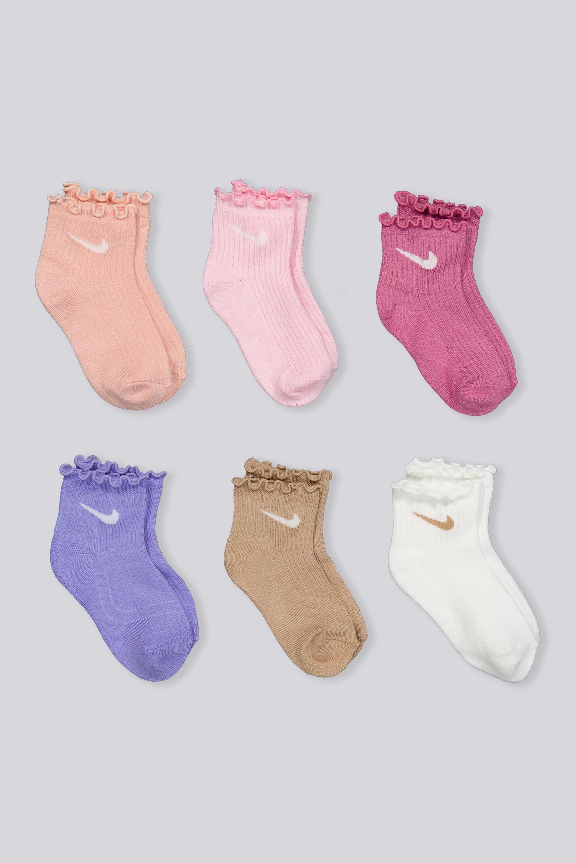 Calcetines Cortos Deporte Nike Pack 6 Niños talla