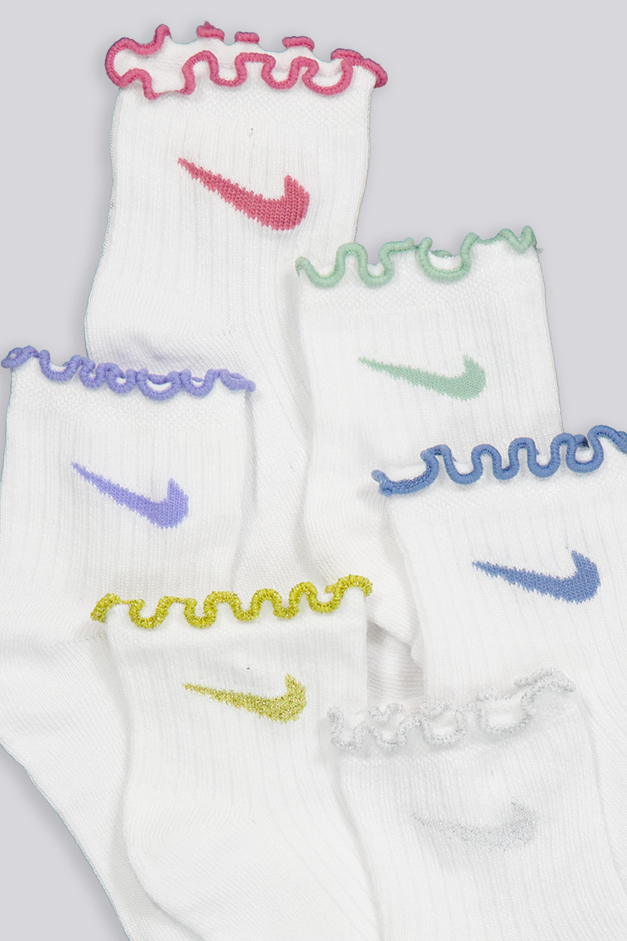 Nike Calcetines Cortos Deporte Pack 6 Niños talla 2XS Multicolor
