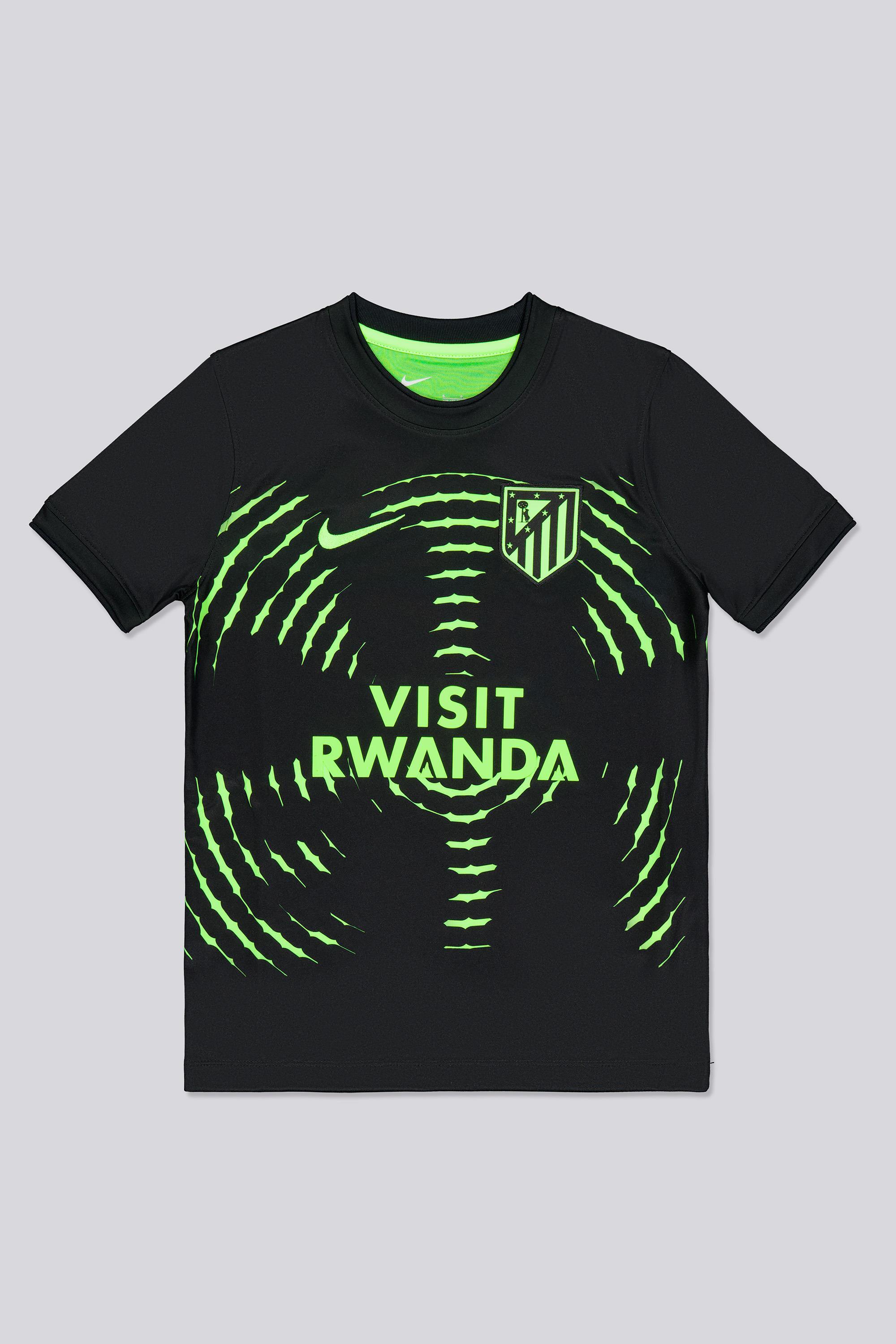 Camiseta At. Madrid 26/27 Prepartido Jr Negra talla 15