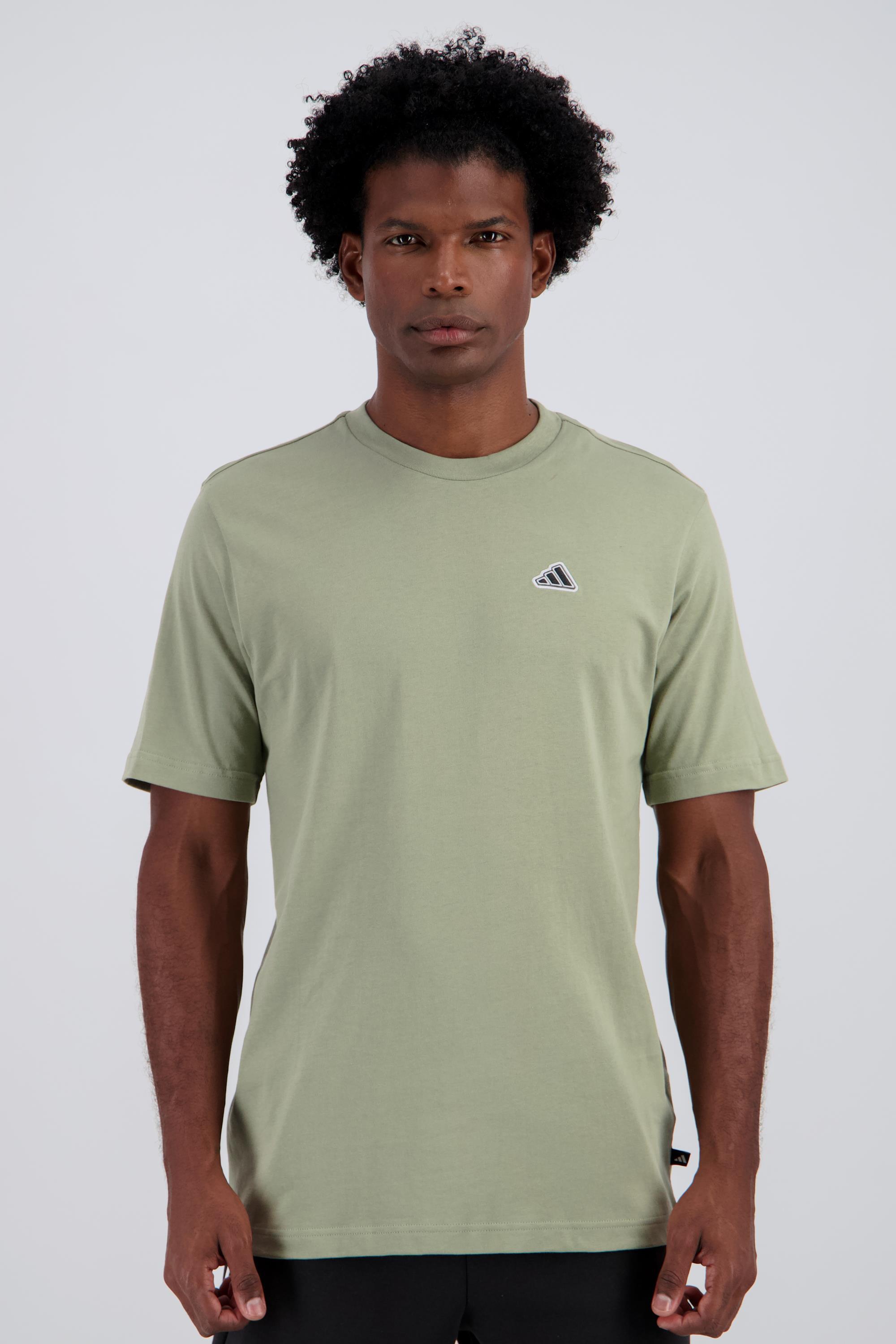 T-shirt adidas - Caqui - T-shirt Algodão Homem tamanho L