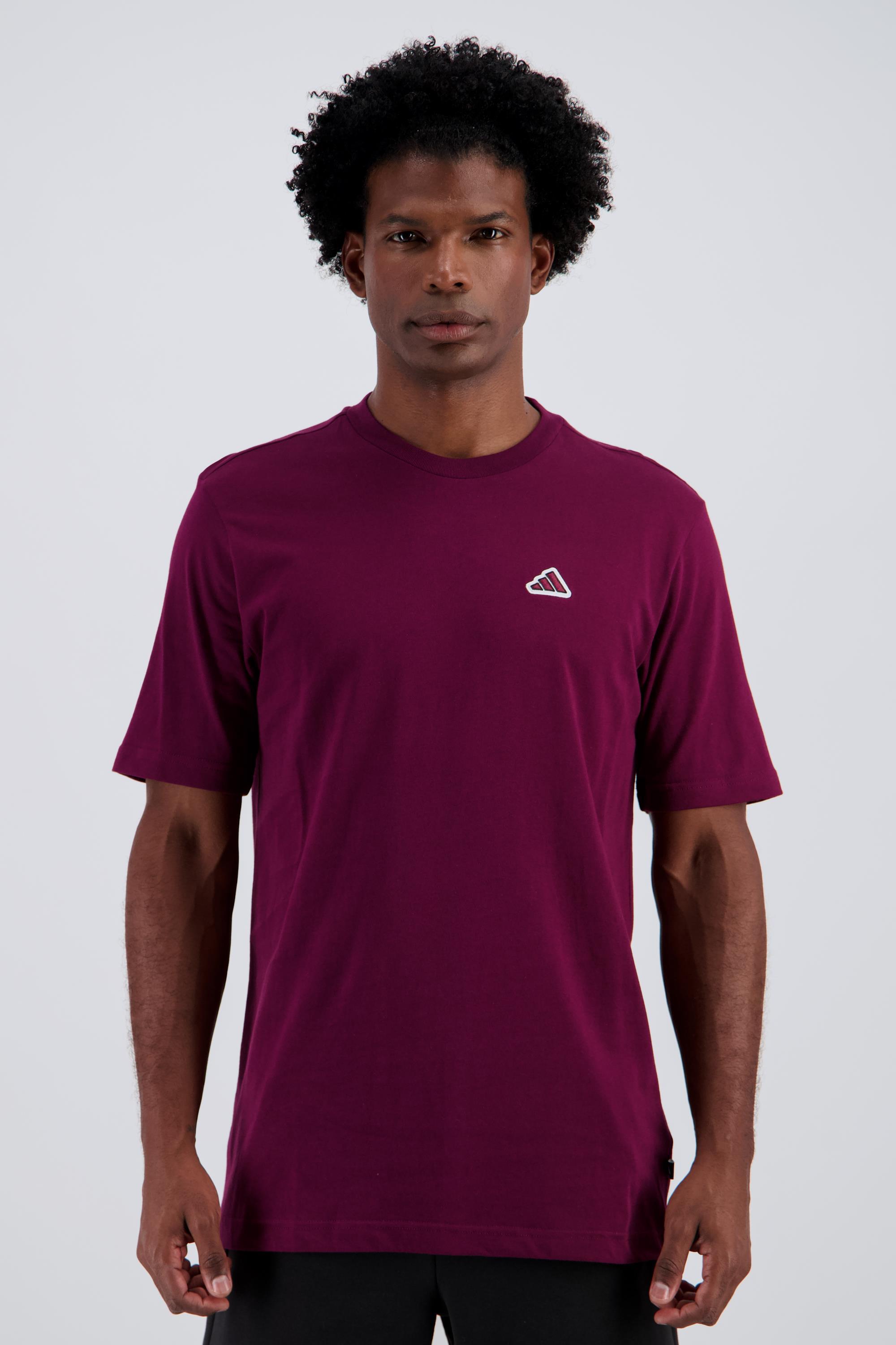 T-shirt adidas - Vermelho - Algodão Homem tamanho M